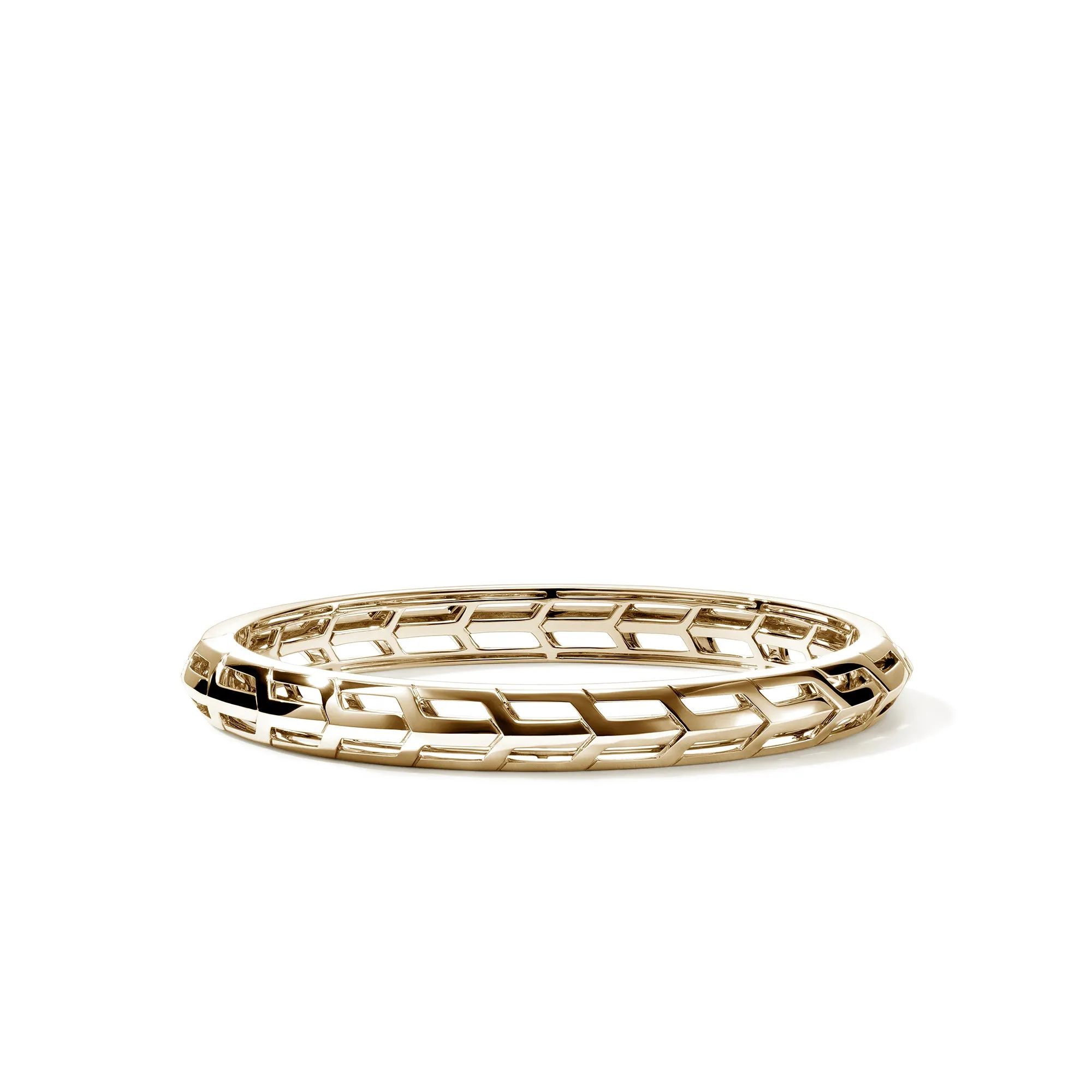 Icon 50 Hinged Bangle, Gold|BGG98754 sold by John Hardy