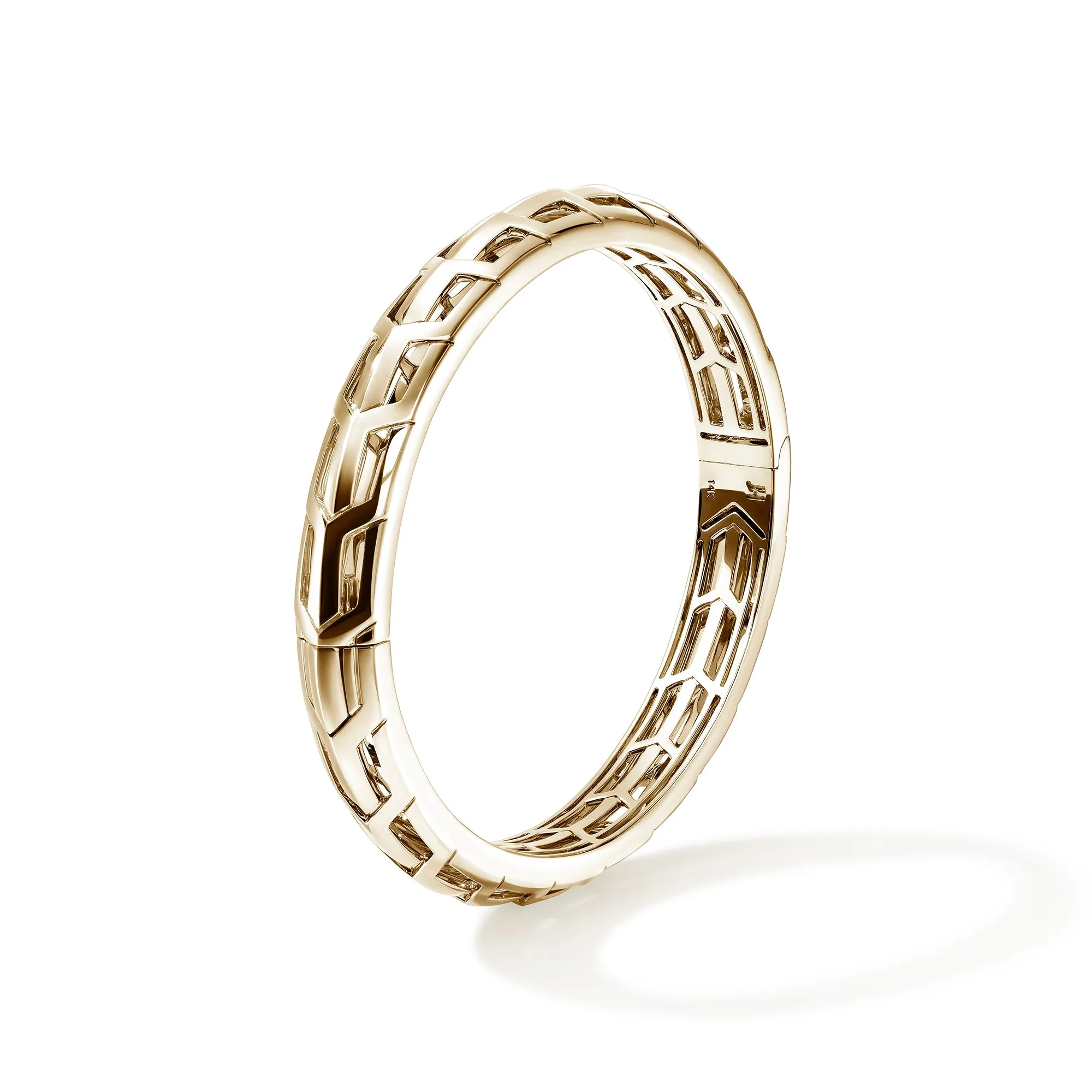 Icon 50 Hinged Bangle, Gold|BGG98754 sold by John Hardy product image thumbnail 3
