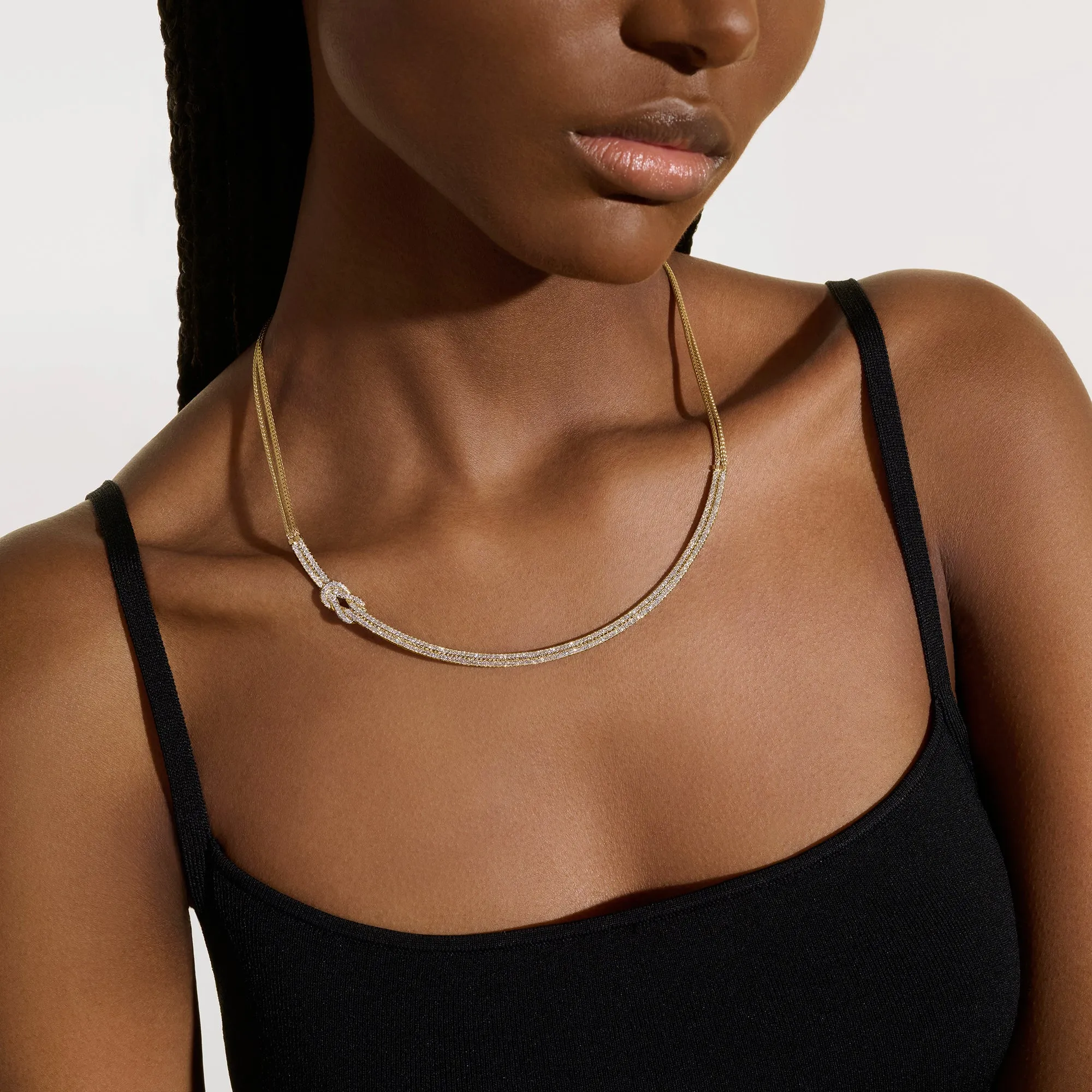 Love Knot Necklace, Gold, Diamonds|NGGX987572DI sold by John Hardy product image thumbnail 5