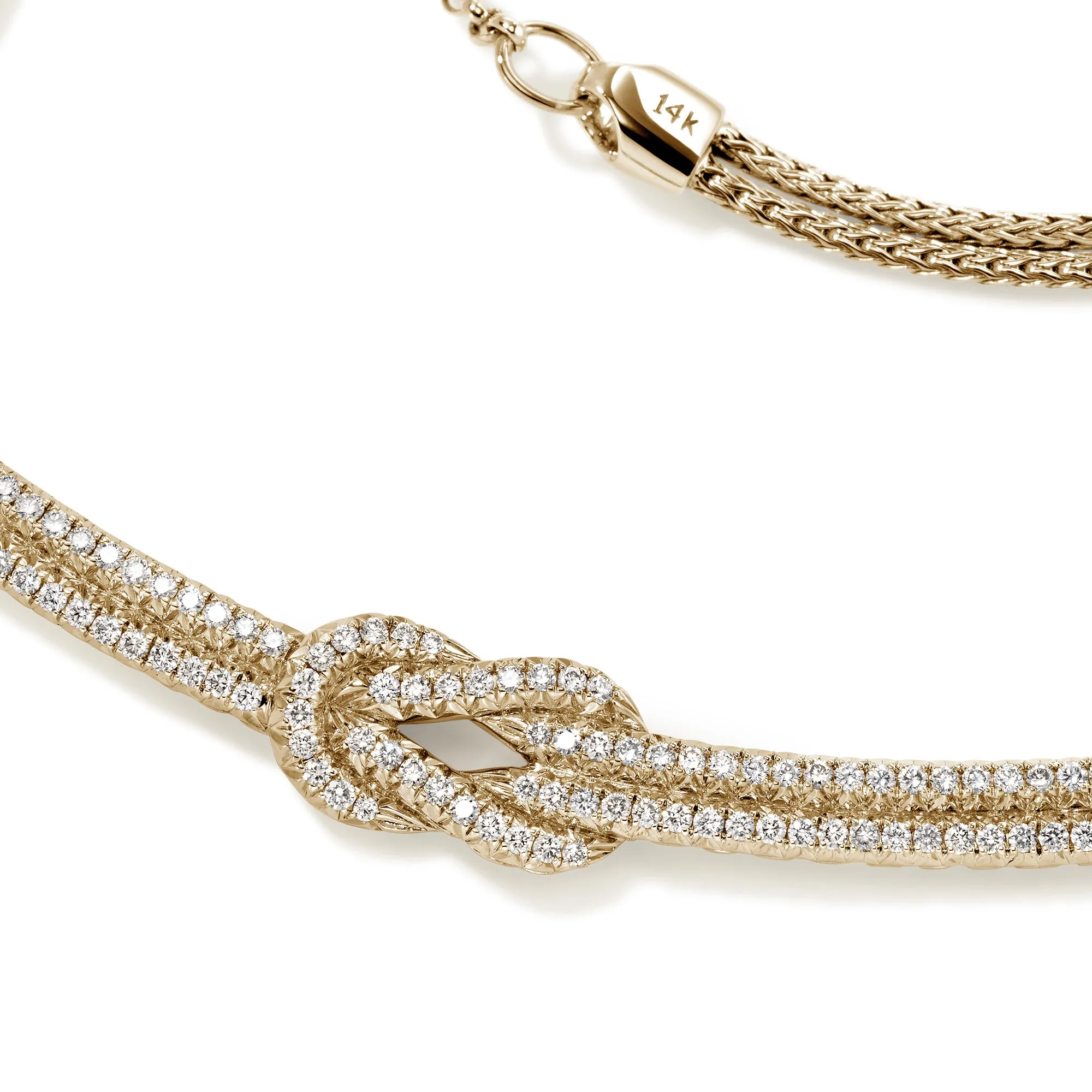 Love Knot Necklace, Gold, Diamonds|NGGX987572DI sold by John Hardy product image thumbnail 2