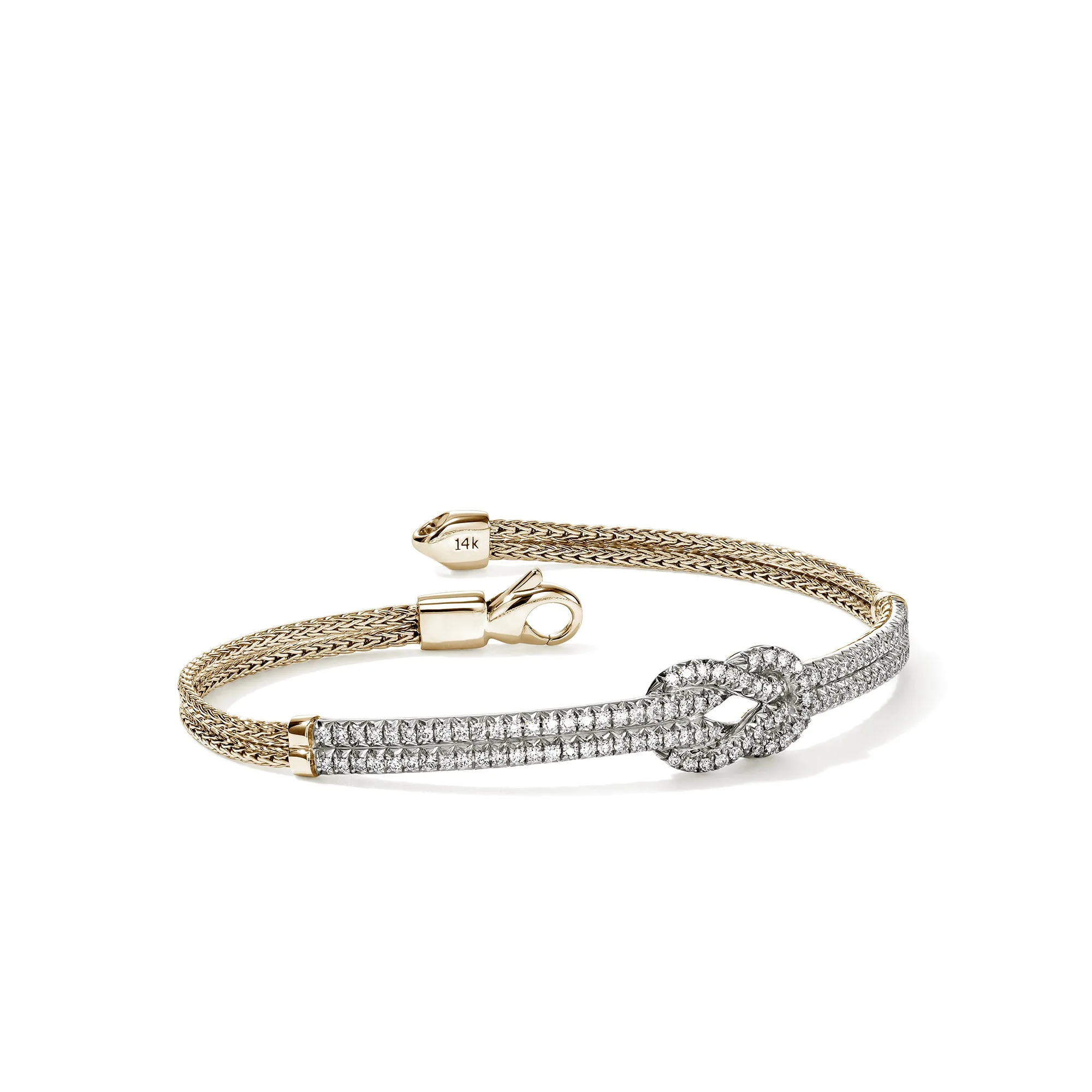 Love Knot Bracelet, Gold, Diamonds|BUGGX987882DI sold by John Hardy product image thumbnail 3