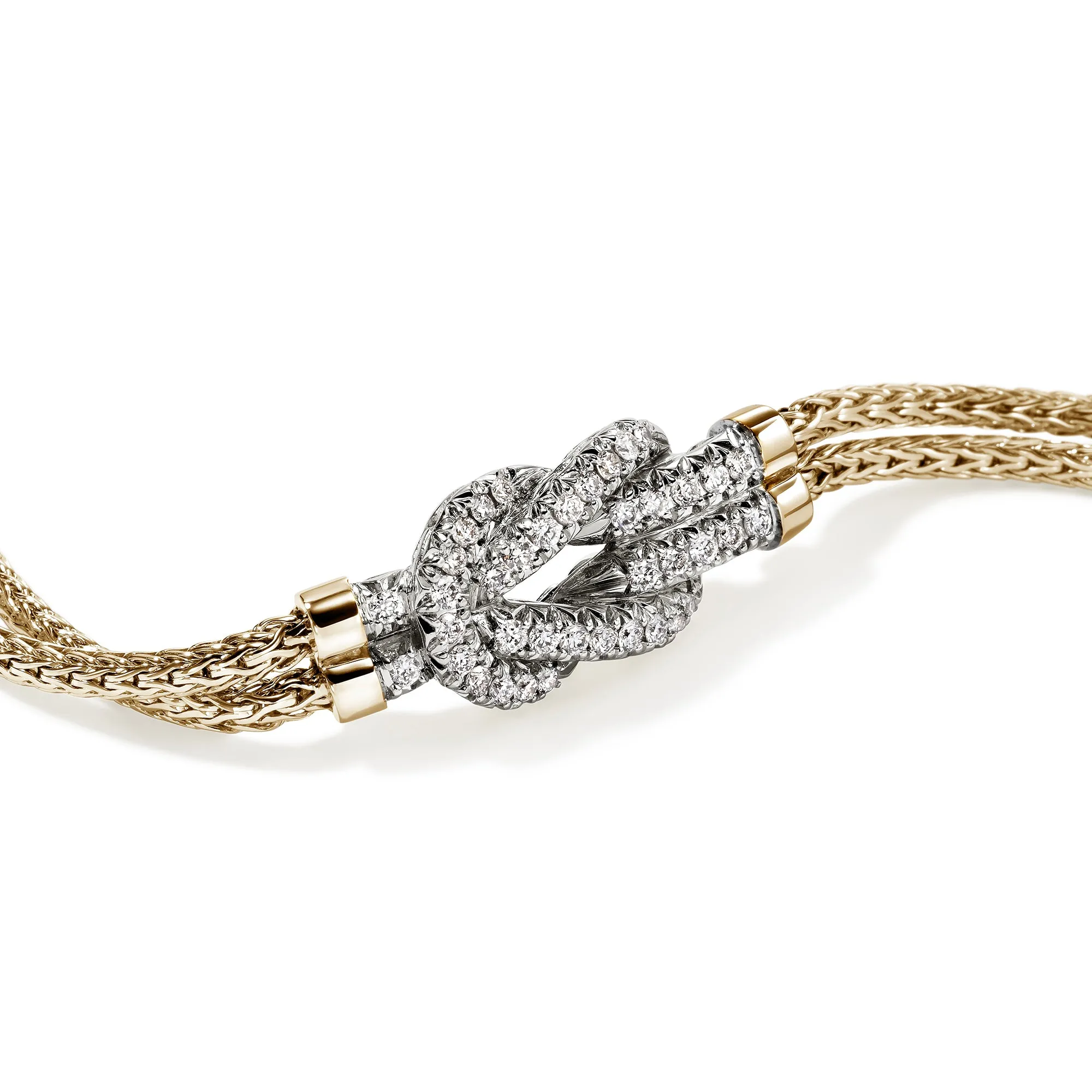 Love Knot Bracelet, Gold, Diamonds|BUGGX9007762DI sold by John Hardy product image thumbnail 2