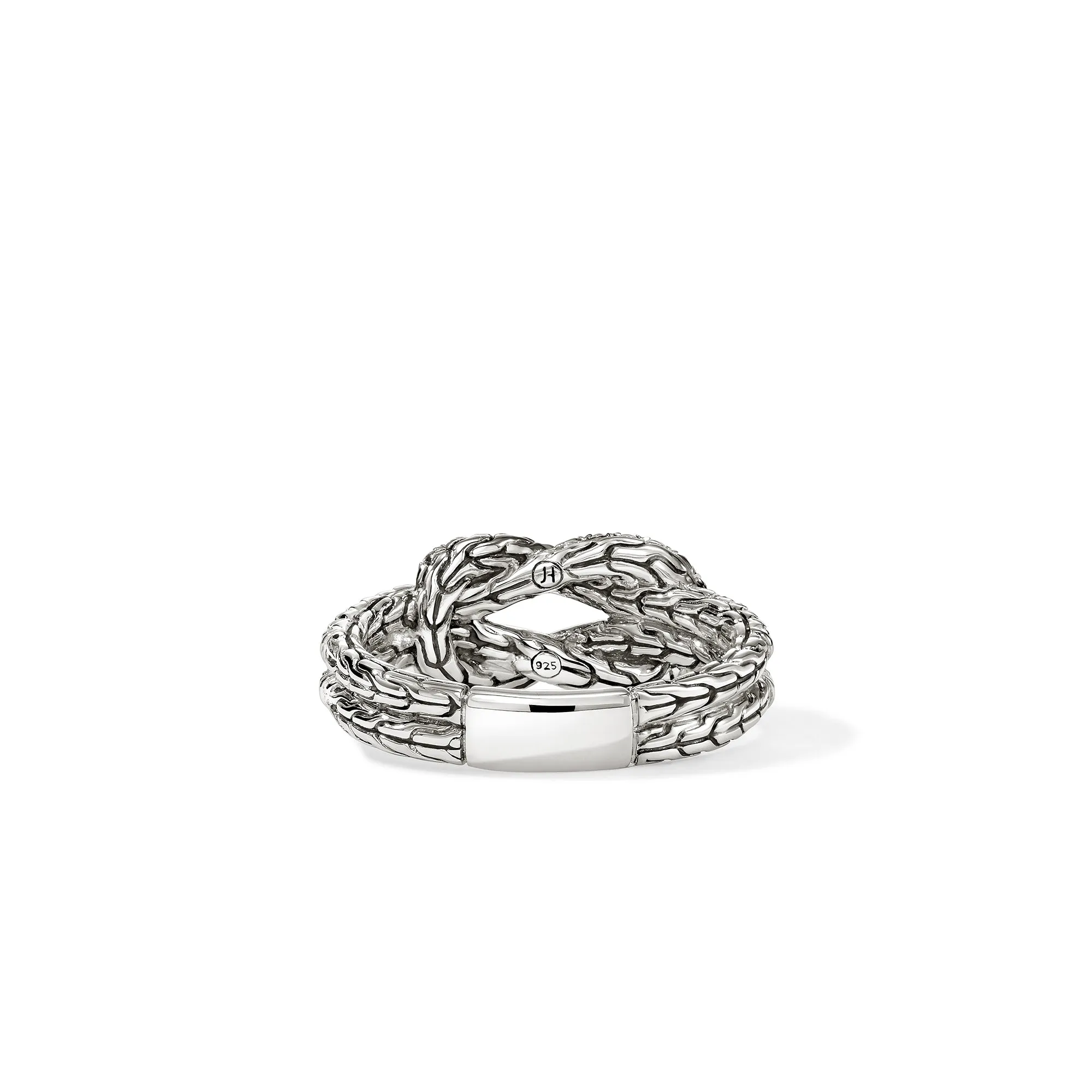 Love Knot Ring, Sterling Silver, Diamonds|RBP9010402DI sold by John Hardy product image thumbnail 3