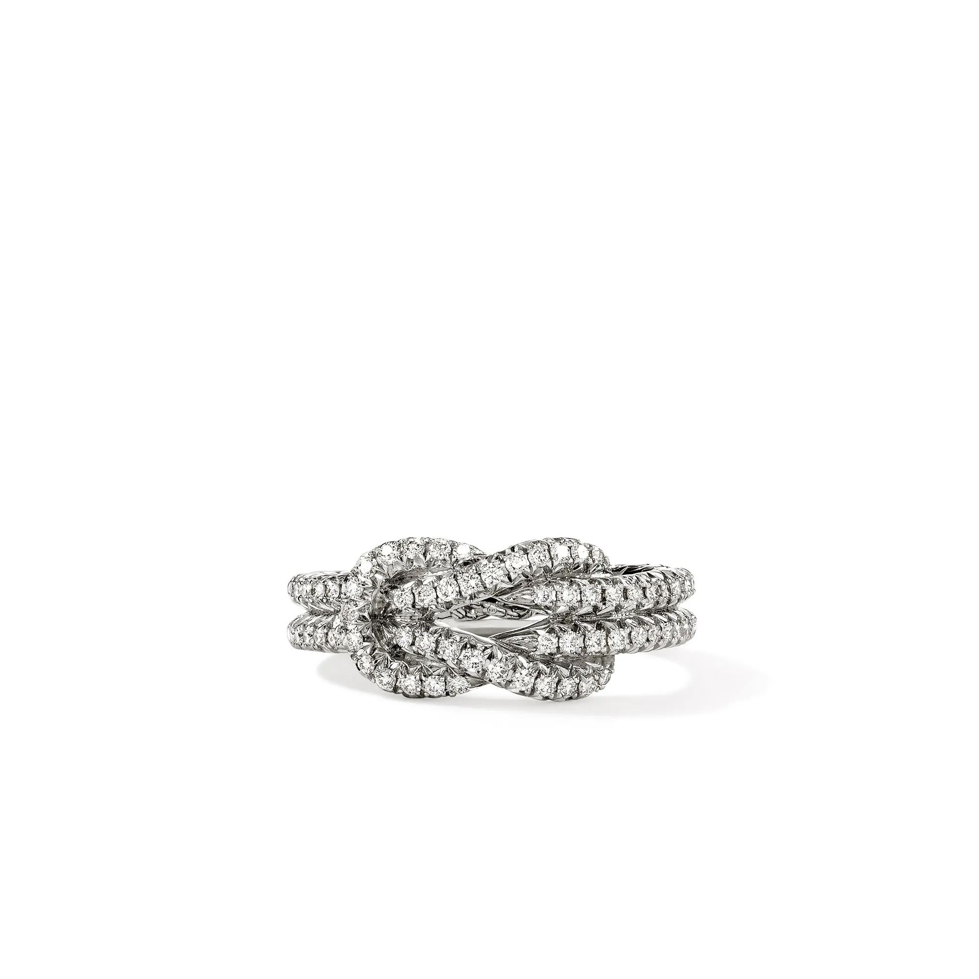 Love Knot Ring, Sterling Silver, Diamonds|RBP9010402DI sold by John Hardy