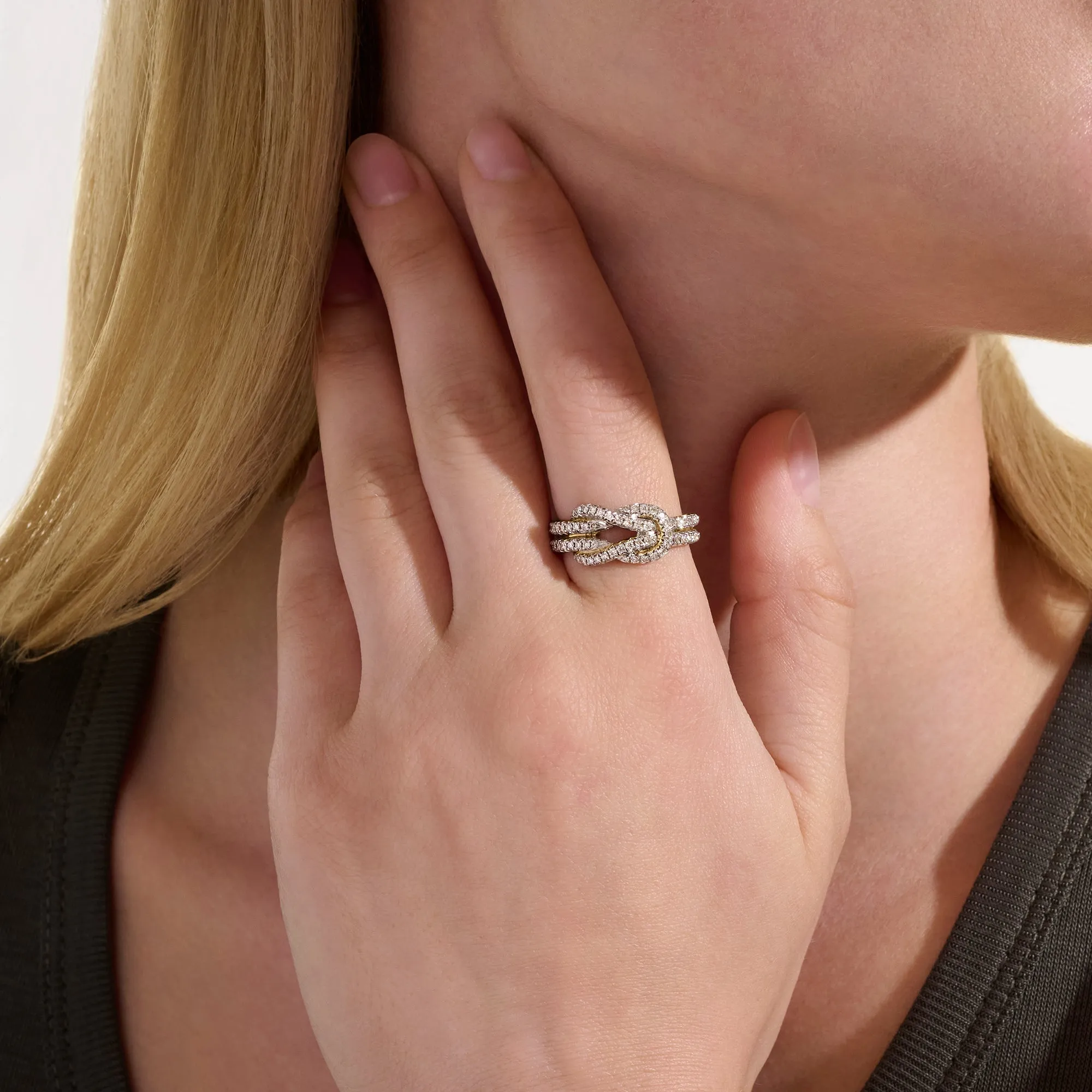 Love Knot Ring, Gold, Diamonds|RGGX9010402DI sold by John Hardy product image thumbnail 5