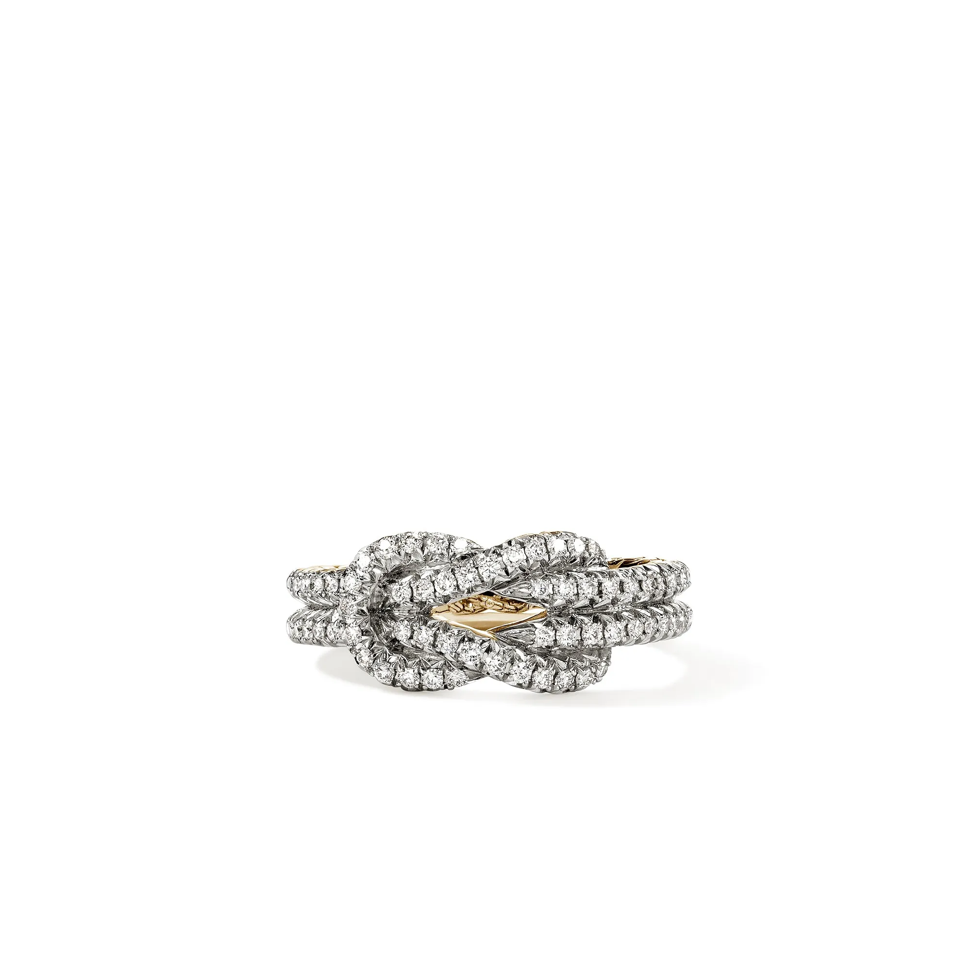 Love Knot Ring, Gold, Diamonds|RGGX9010402DI sold by John Hardy