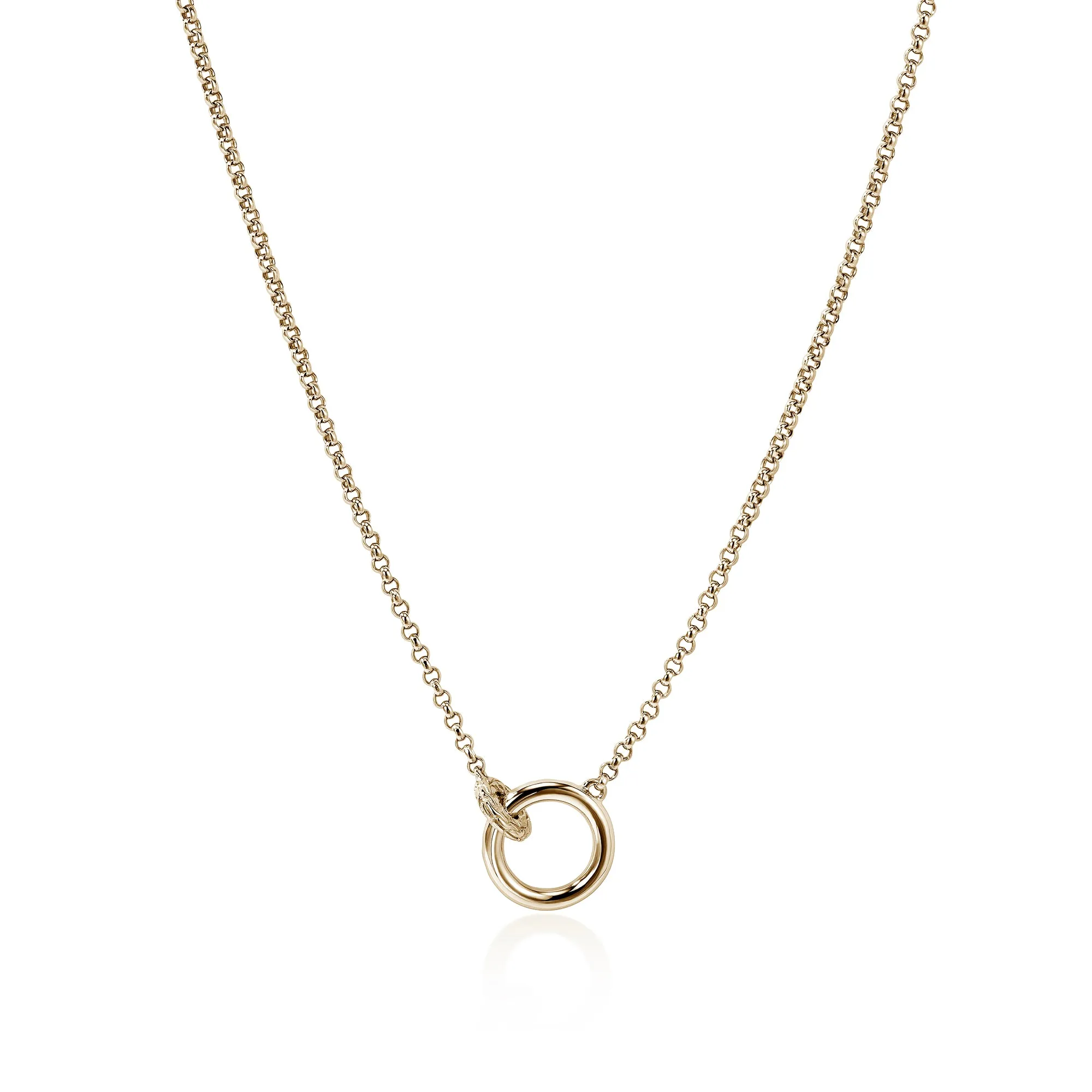 JH Essential Pavé Necklace, Gold, Diamonds, 2MM|NGGX987802DI sold by John Hardy product image thumbnail 3