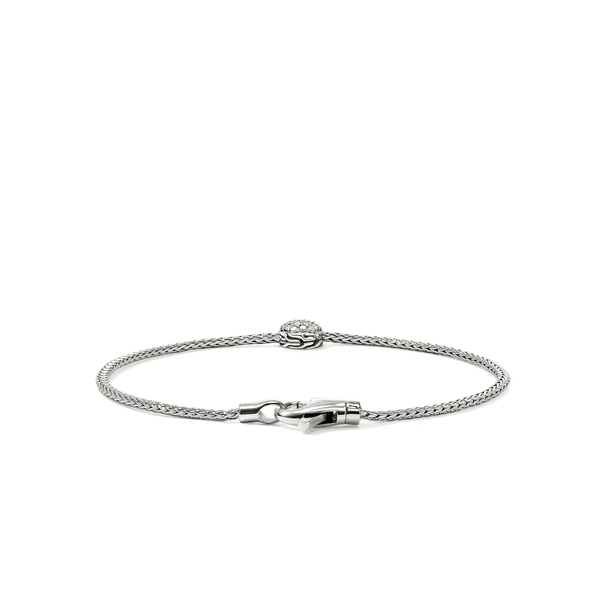 JH Essential Pavé Bracelet, Sterling Silver, Diamonds, 1.8MM|BUP987612DI sold by John Hardy product image thumbnail 3