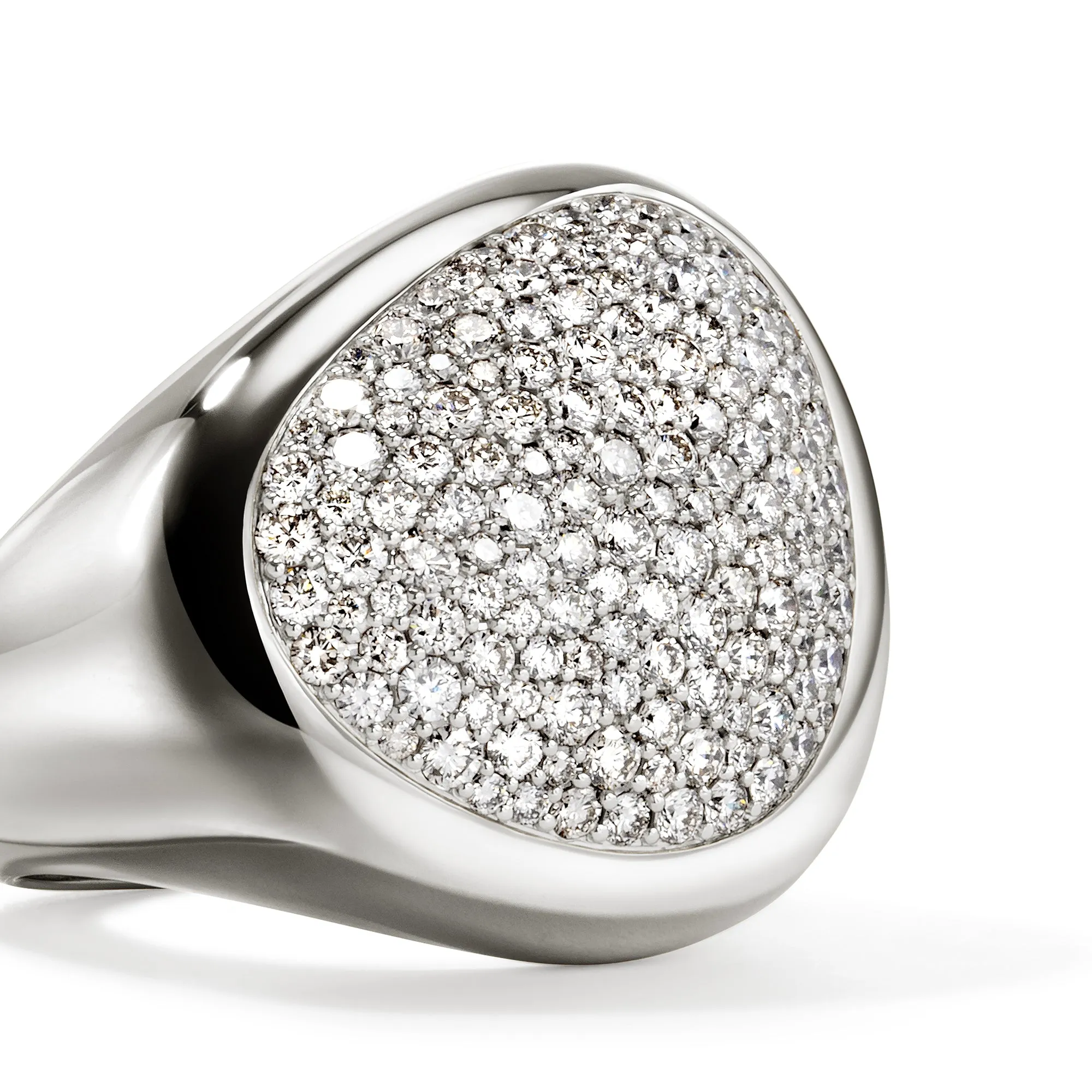 Pebble Ring, Sterling Silver, Diamonds|RBP987462DI sold by John Hardy product image thumbnail 2