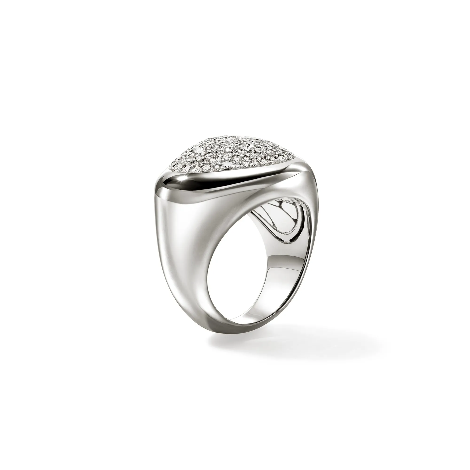 Pebble Ring, Sterling Silver, Diamonds|RBP987462DI sold by John Hardy product image thumbnail 3