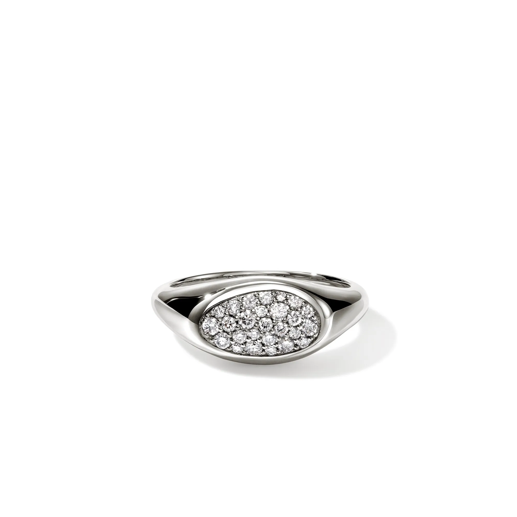 Pebble Ring, Sterling Silver, Diamonds|RBP9874772DI sold by John Hardy