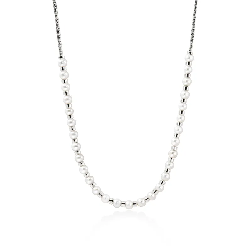 JH Essential Pearl Necklace, Sterling Silver, 2.5MM|NB987301 sold by John Hardy
