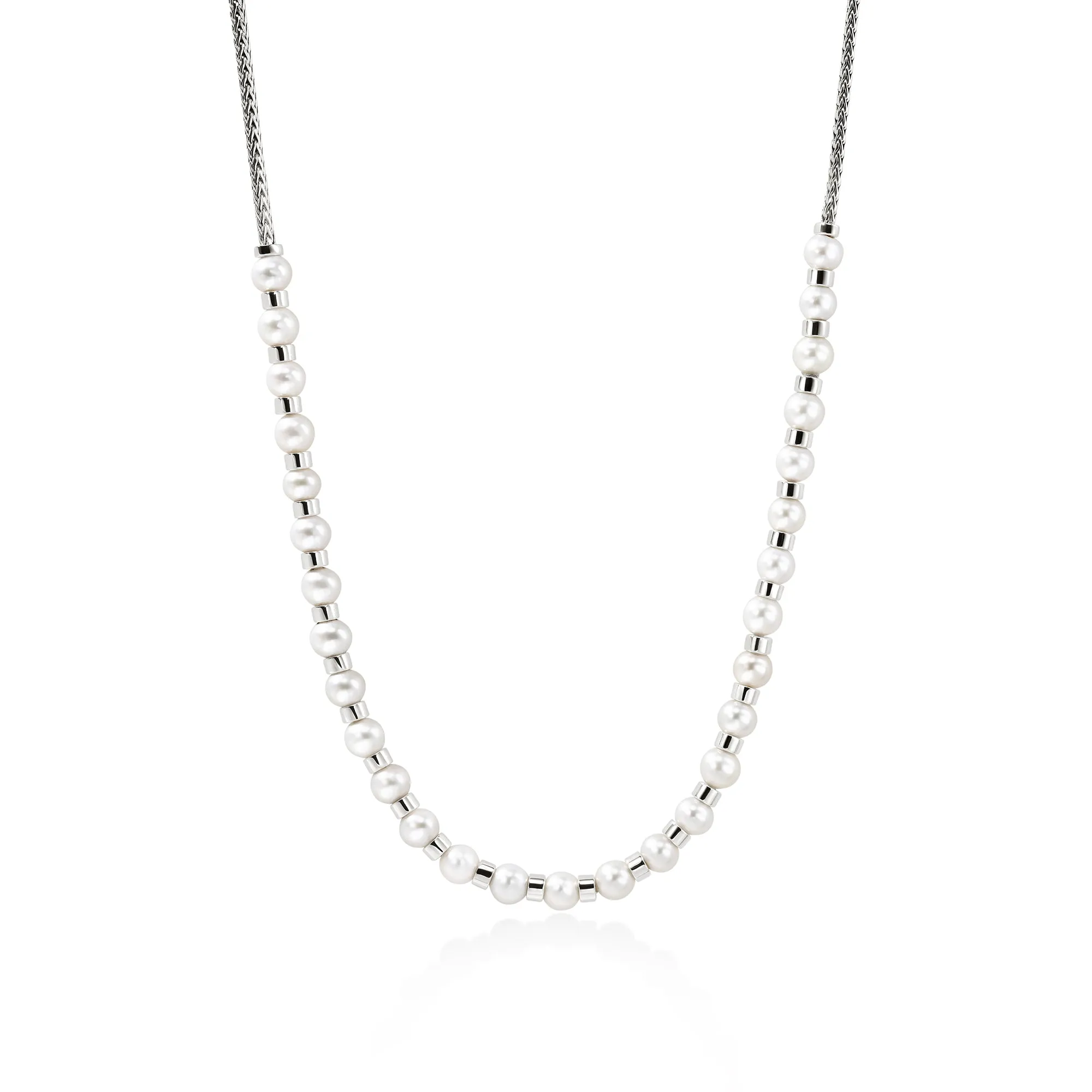 JH Essential Pearl Necklace, Sterling Silver, 2.5MM|NB987301 sold by John Hardy
