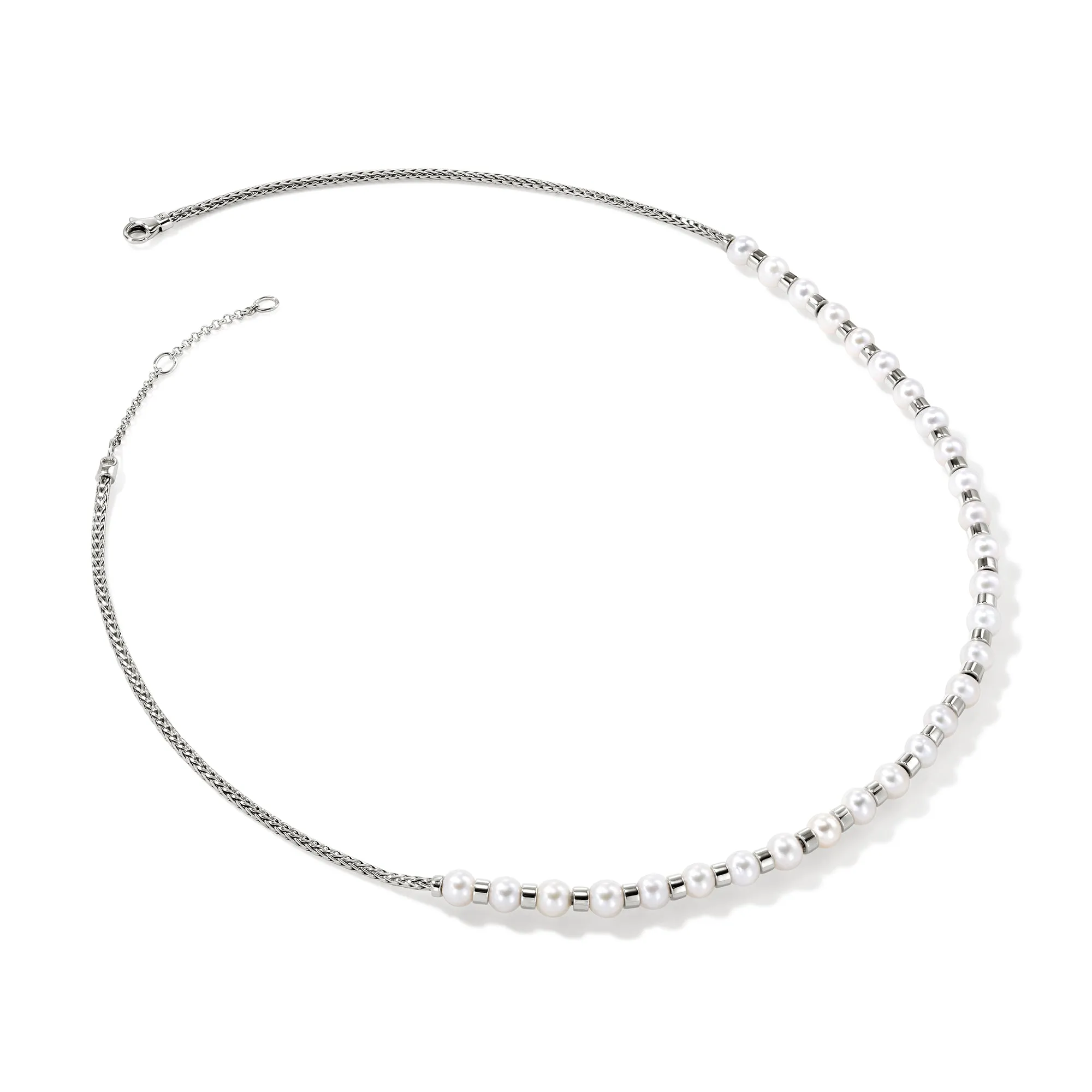 JH Essential Pearl Necklace, Sterling Silver, 2.5MM|NB987301 sold by John Hardy product image thumbnail 3