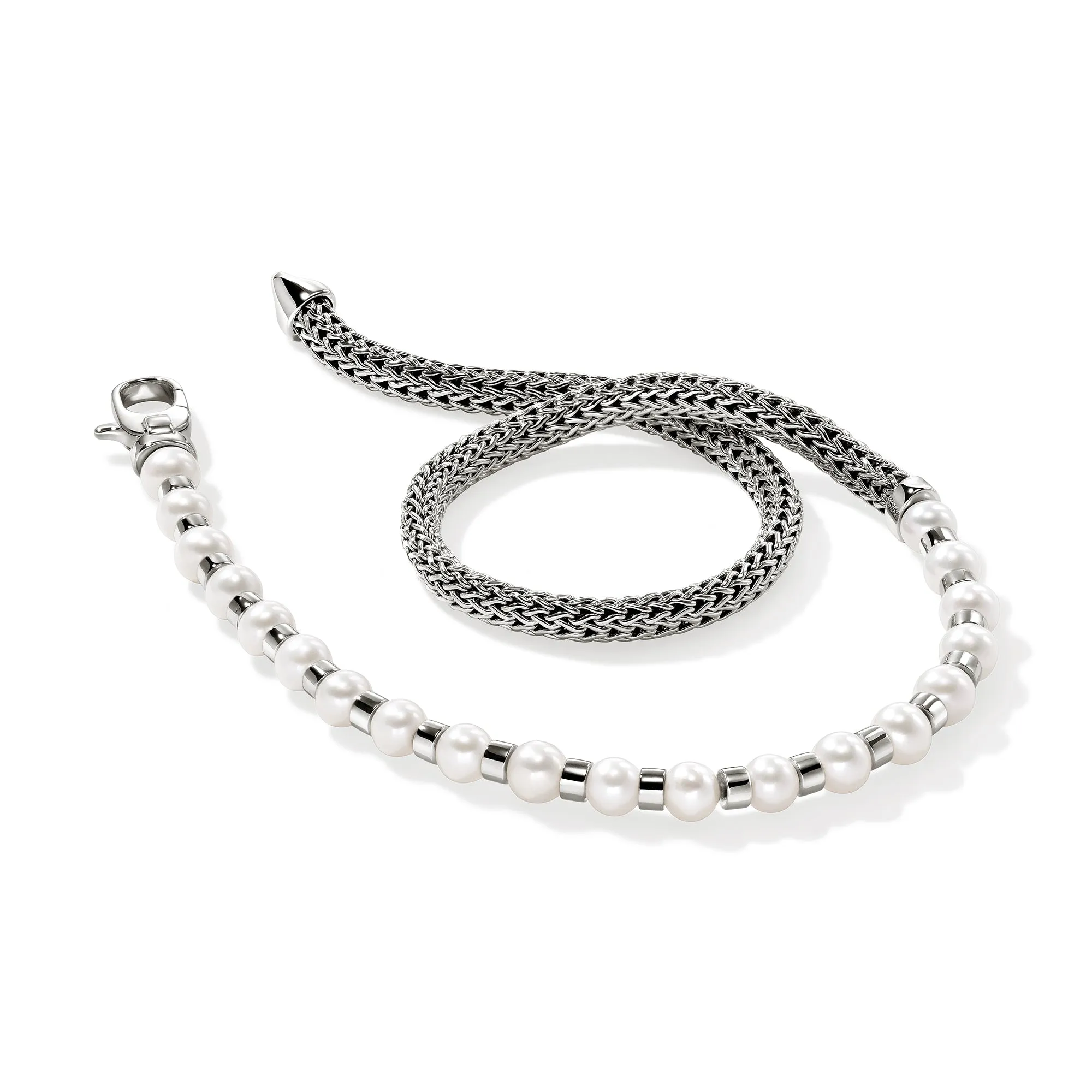 JH Essential Pearl Wrap Bracelet, Sterling Silver|BU9011061 sold by John Hardy product image thumbnail 3