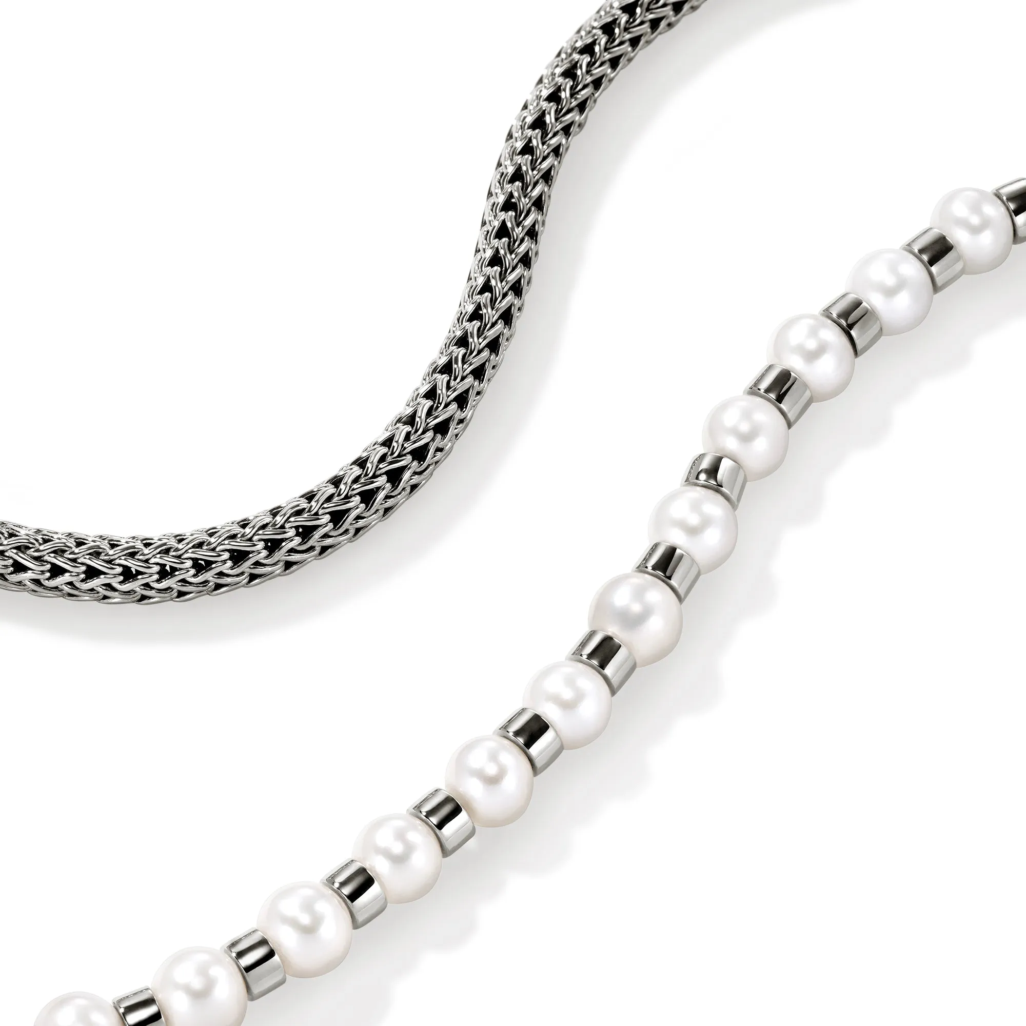 JH Essential Pearl Wrap Bracelet, Sterling Silver|BU9011061 sold by John Hardy product image thumbnail 2