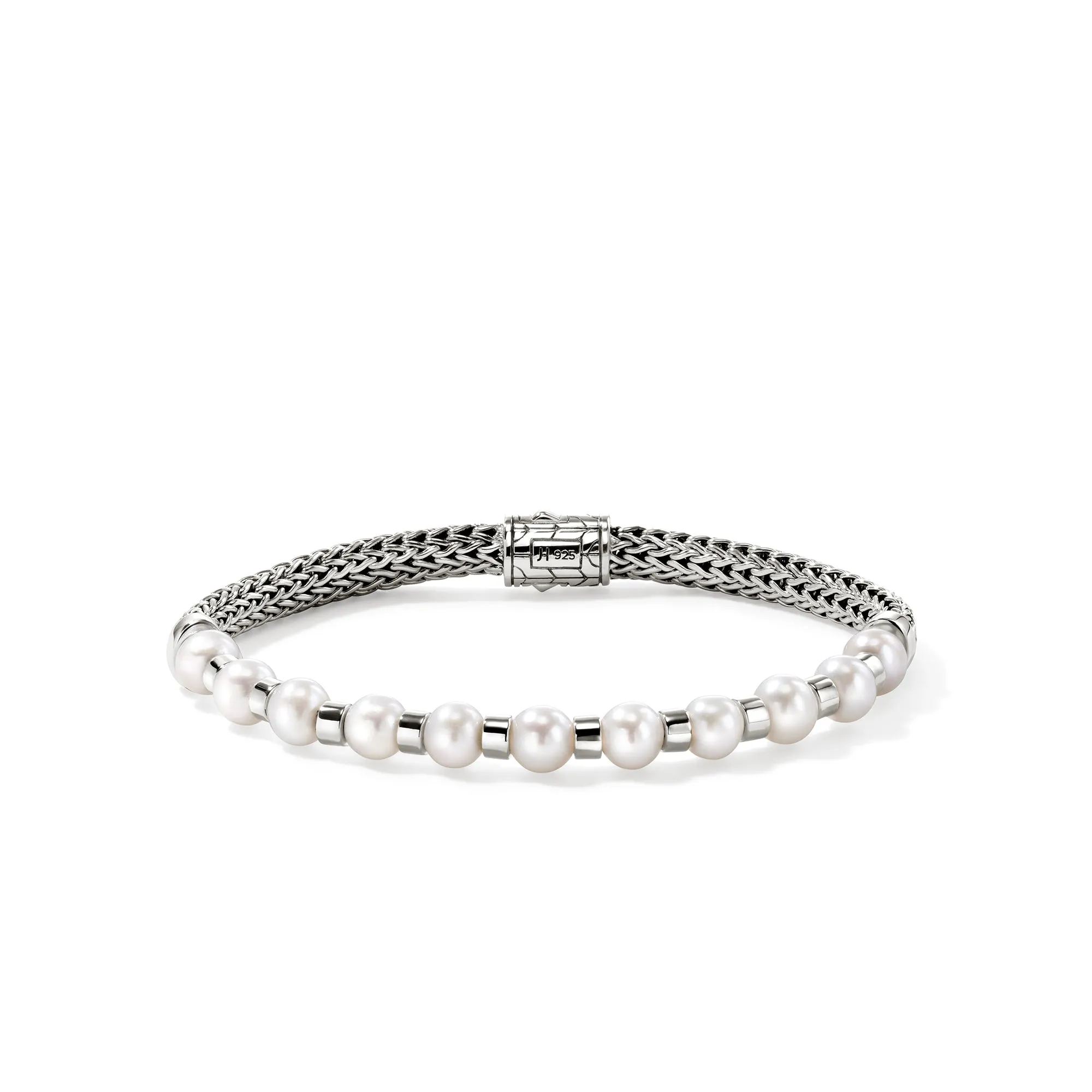 JH Essential Pearl Bracelet, Sterling Silver|BU987311 sold by John Hardy