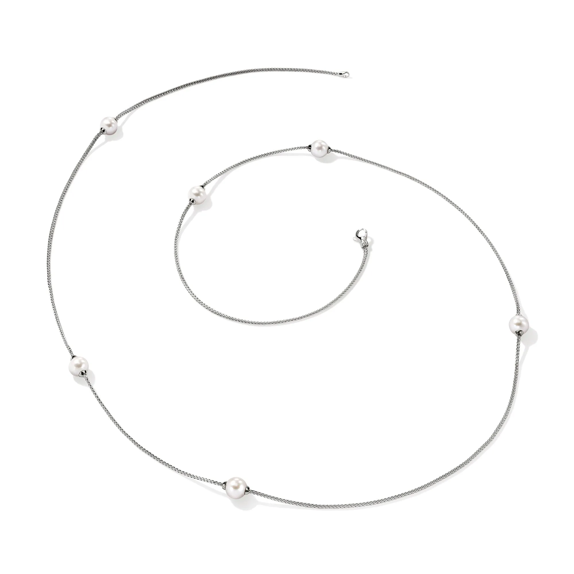 JH Essential Pearl Necklace, Sterling Silver, Pearl, 1.8MM|NB987241 sold by John Hardy product image thumbnail 3