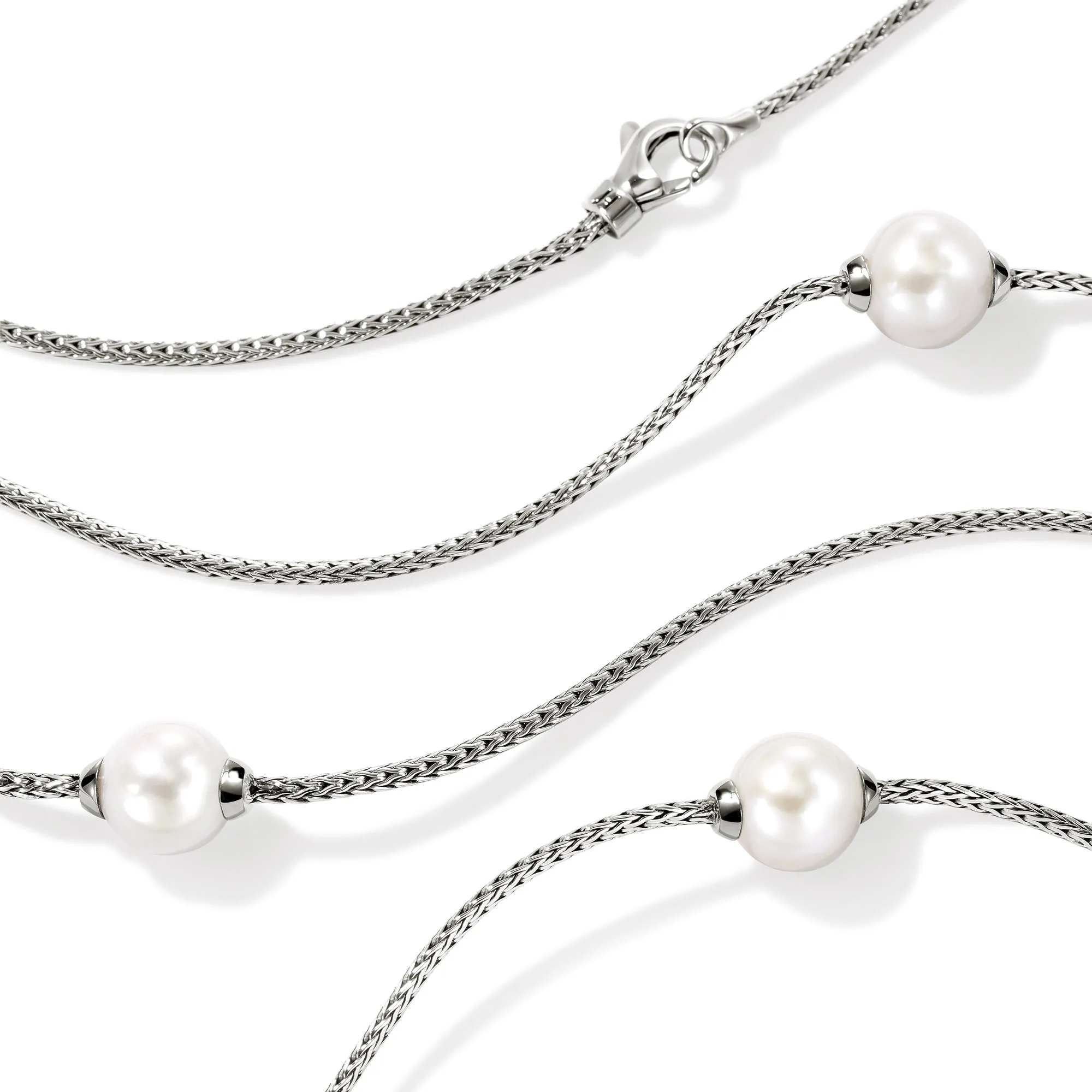 JH Essential Pearl Necklace, Sterling Silver, Pearl, 1.8MM|NB987241 sold by John Hardy product image thumbnail 2