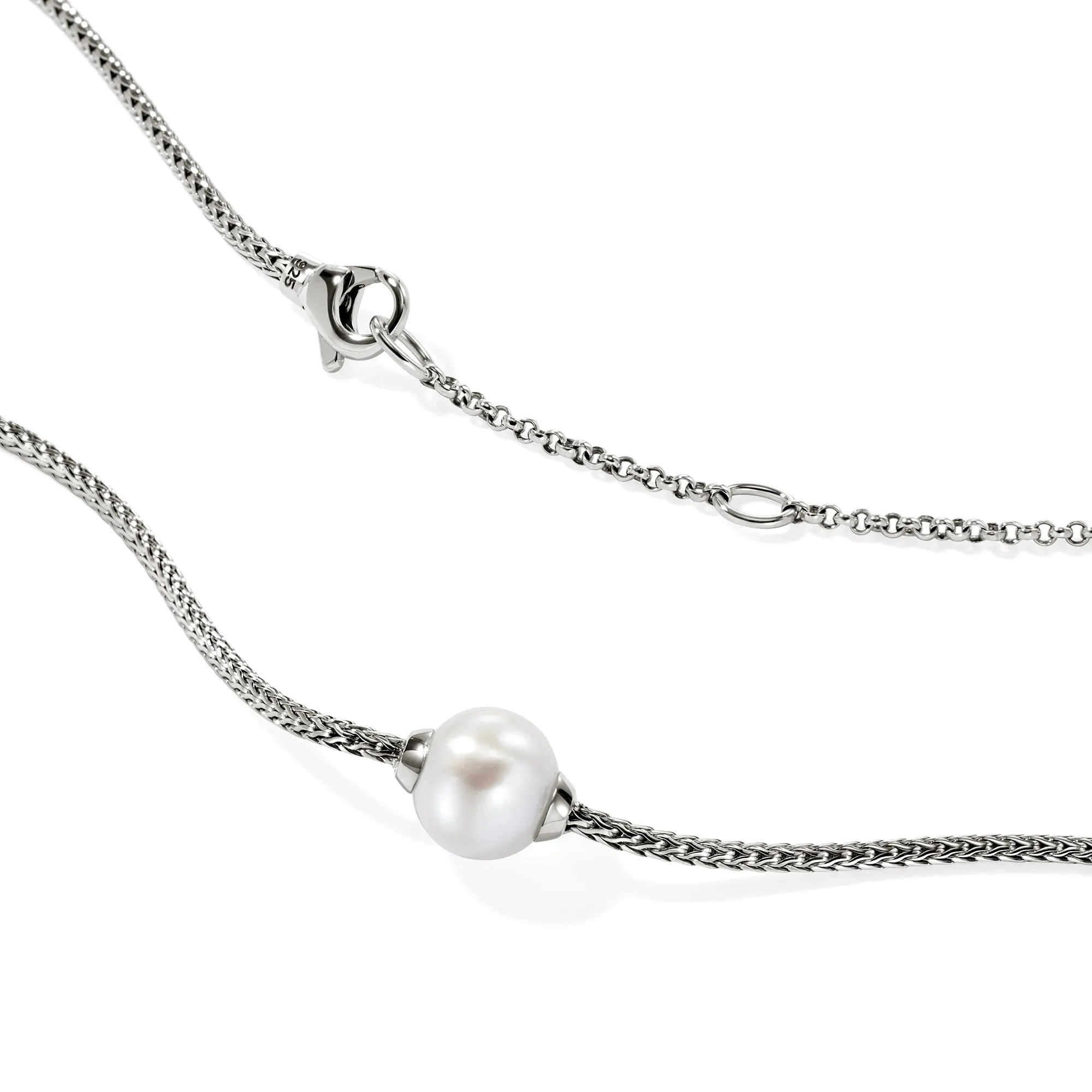 JH Essential Pearl Necklace, Sterling Silver, 1.8MM|NB987281 sold by John Hardy product image thumbnail 2