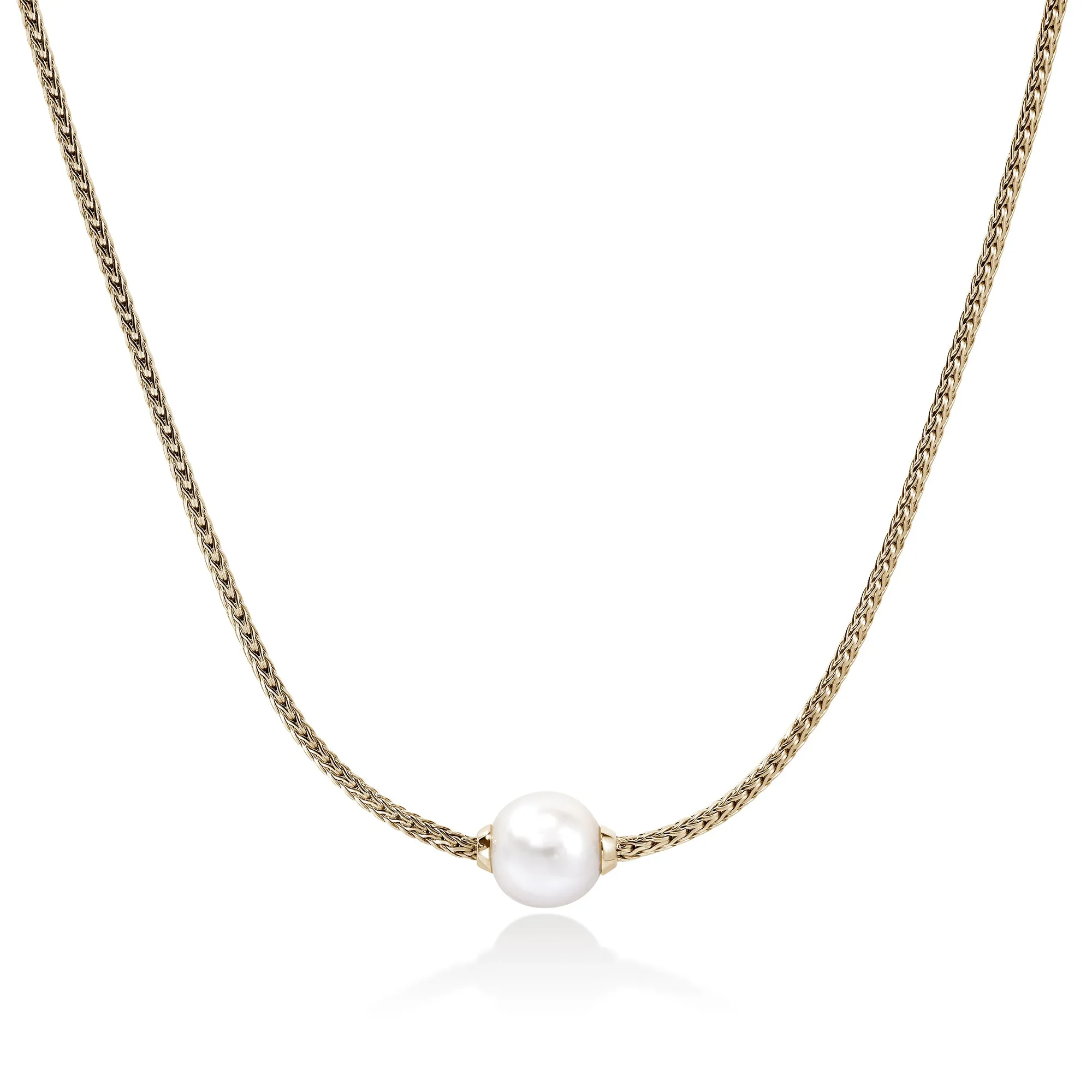 JH Essential Pearl Necklace, Gold, 1.8MM|NGG987281 sold by John Hardy