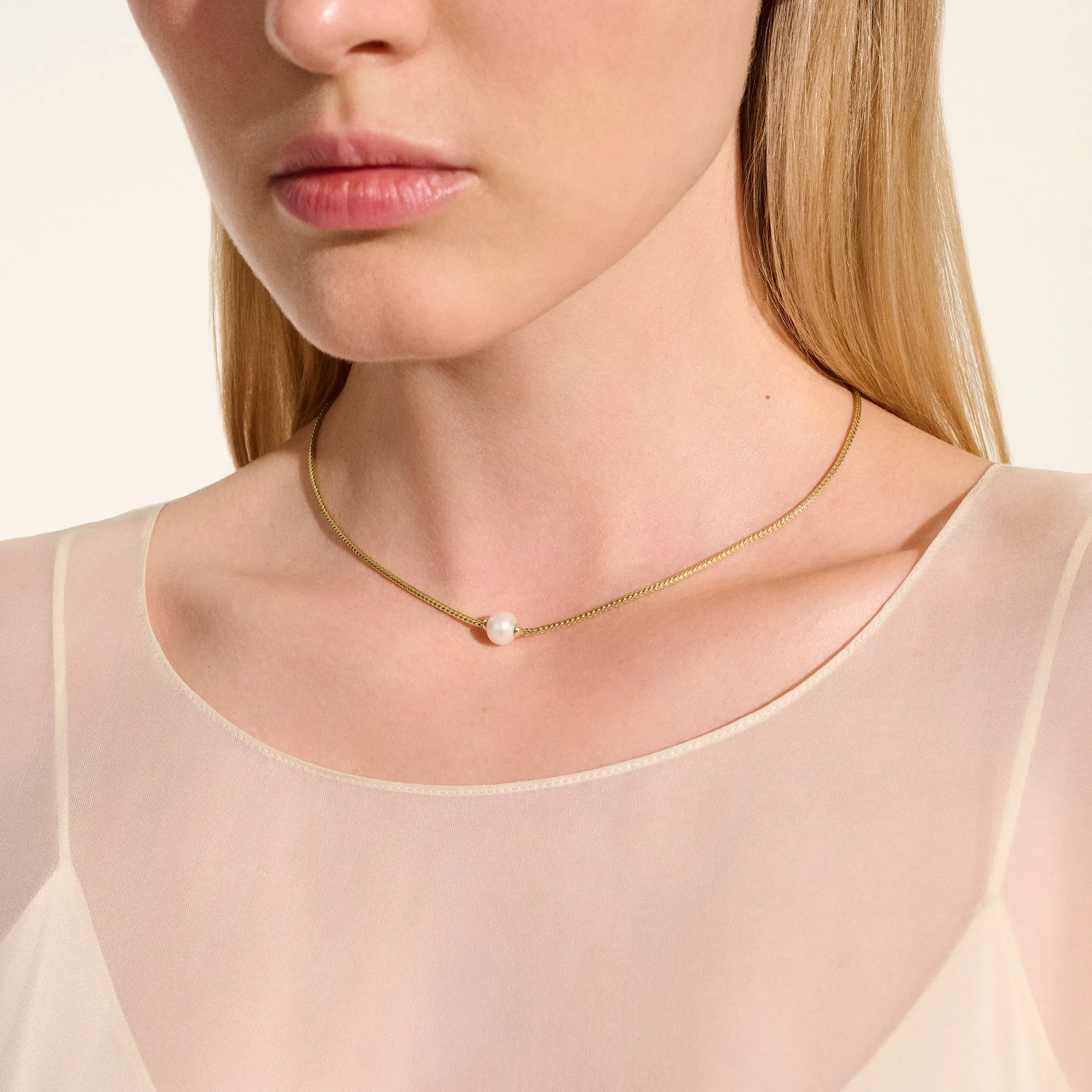 JH Essential Pearl Necklace, Gold, 1.8MM|NGG987281 sold by John Hardy product image thumbnail 5