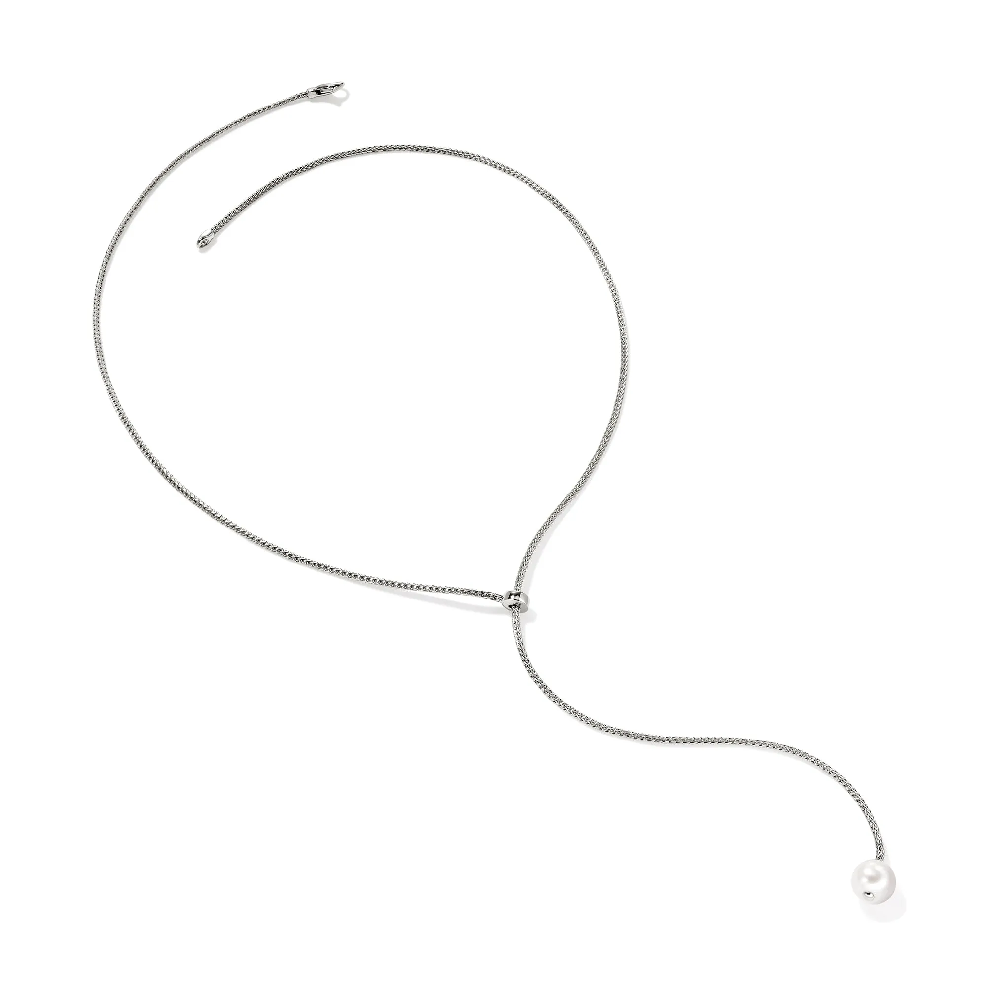 JH Essential Pearl Lariat Necklace, Sterling Silver, 1.8MM|NB987231 sold by John Hardy product image thumbnail 3