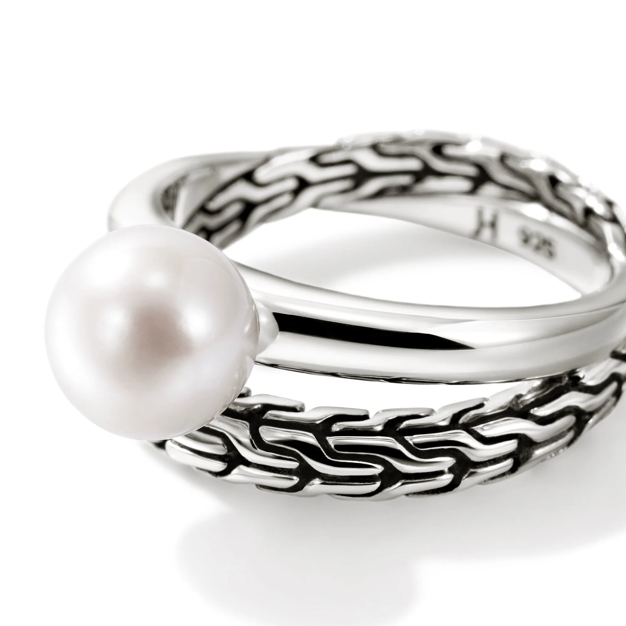 JH Essential Pearl Ring, Sterling Silver|RB987771 sold by John Hardy product image thumbnail 2