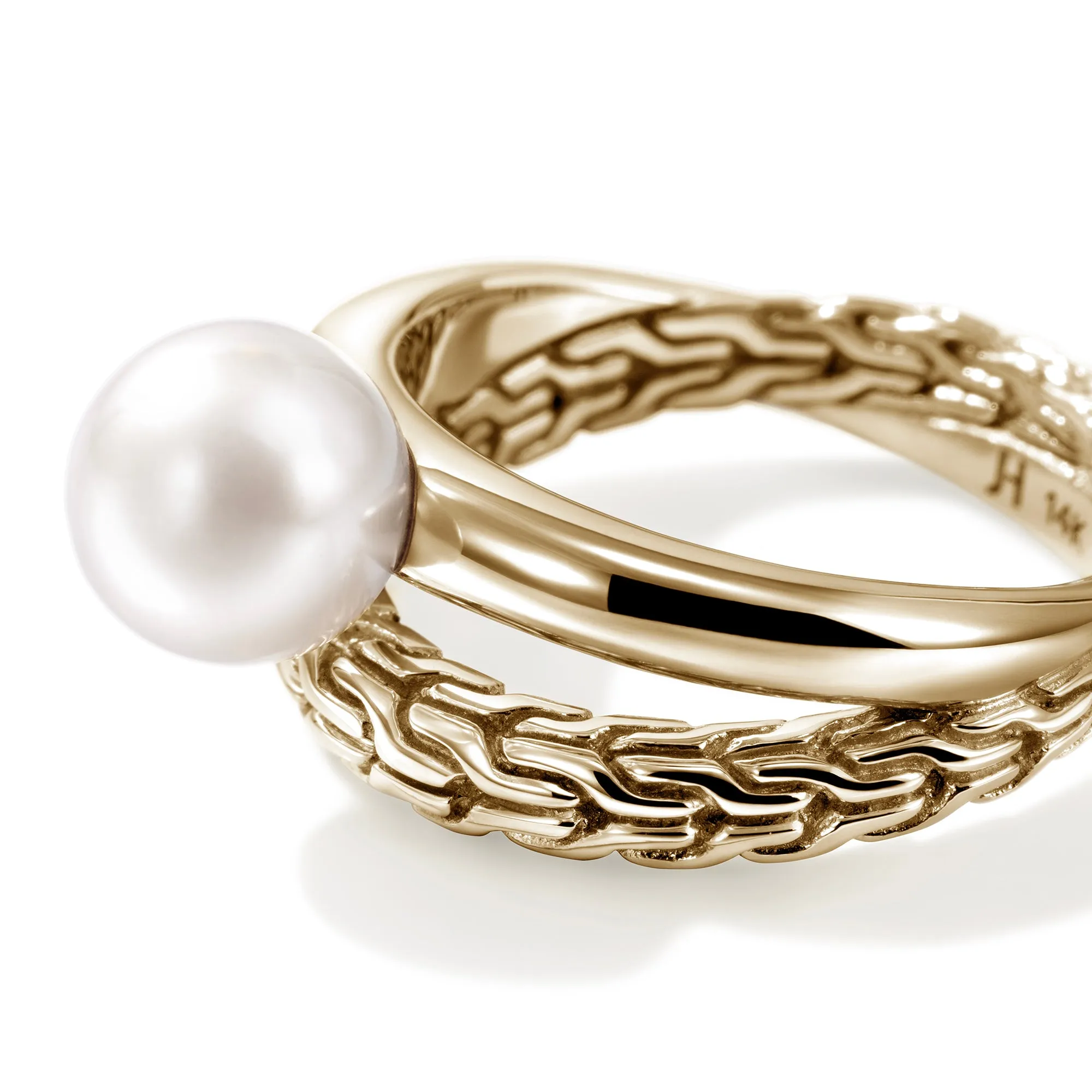 JH Essential Pearl Ring, Gold, Pearl|RGG987771 sold by John Hardy product image thumbnail 2