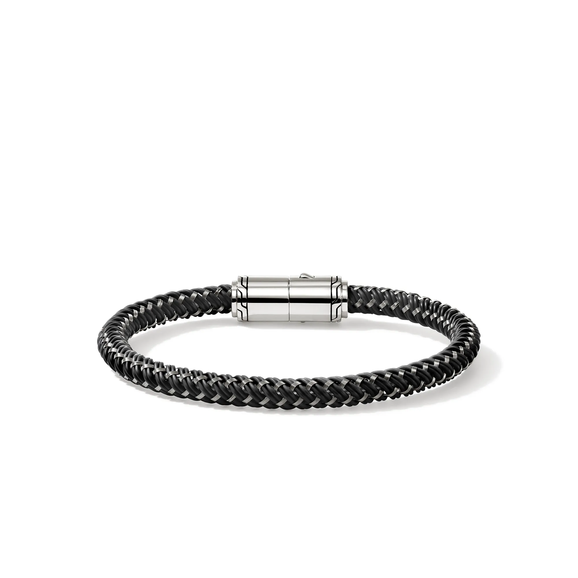 Cord Bracelet, Sterling Silver, Rubber|BU98688BLST sold by John Hardy product image thumbnail 3