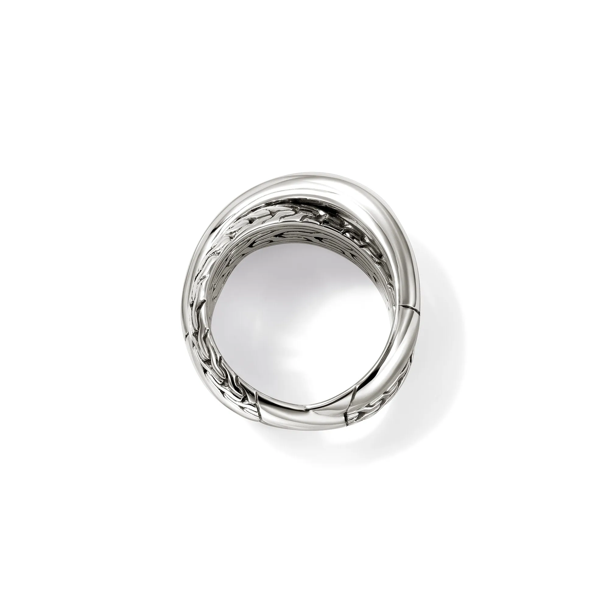 JH Essential Crossover Ring, Sterling Silver|RB98717 sold by John Hardy product image thumbnail 5