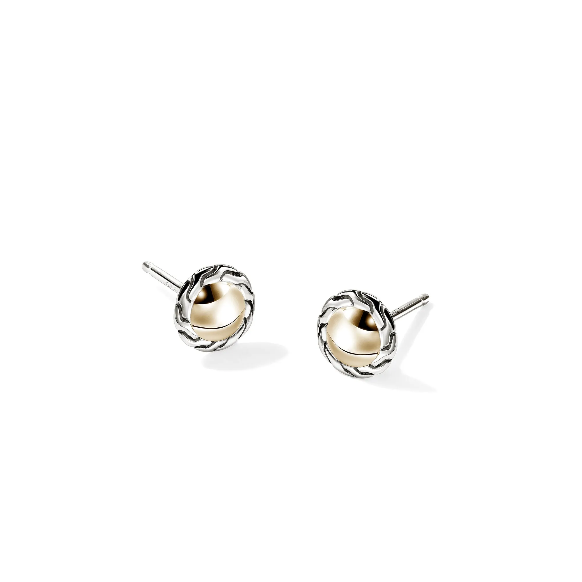 JH Essential Stud Earring, Gold, Sterling Silver, 7MM|EZZ98702 sold by John Hardy product image thumbnail 3