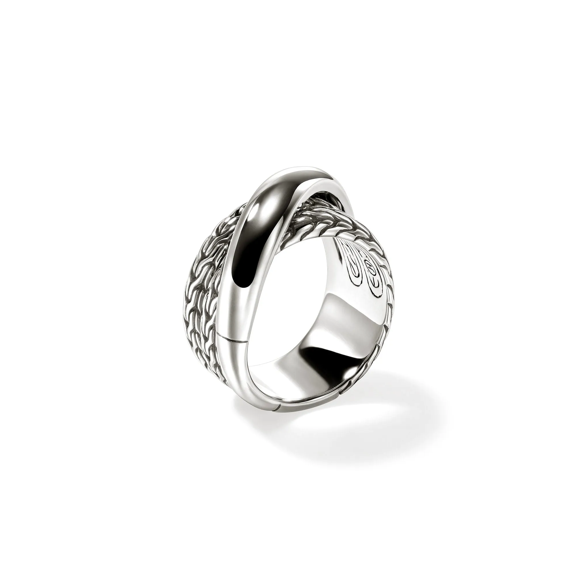 JH Essential Crossover Ring, Sterling Silver|RB98716 sold by John Hardy product image thumbnail 3