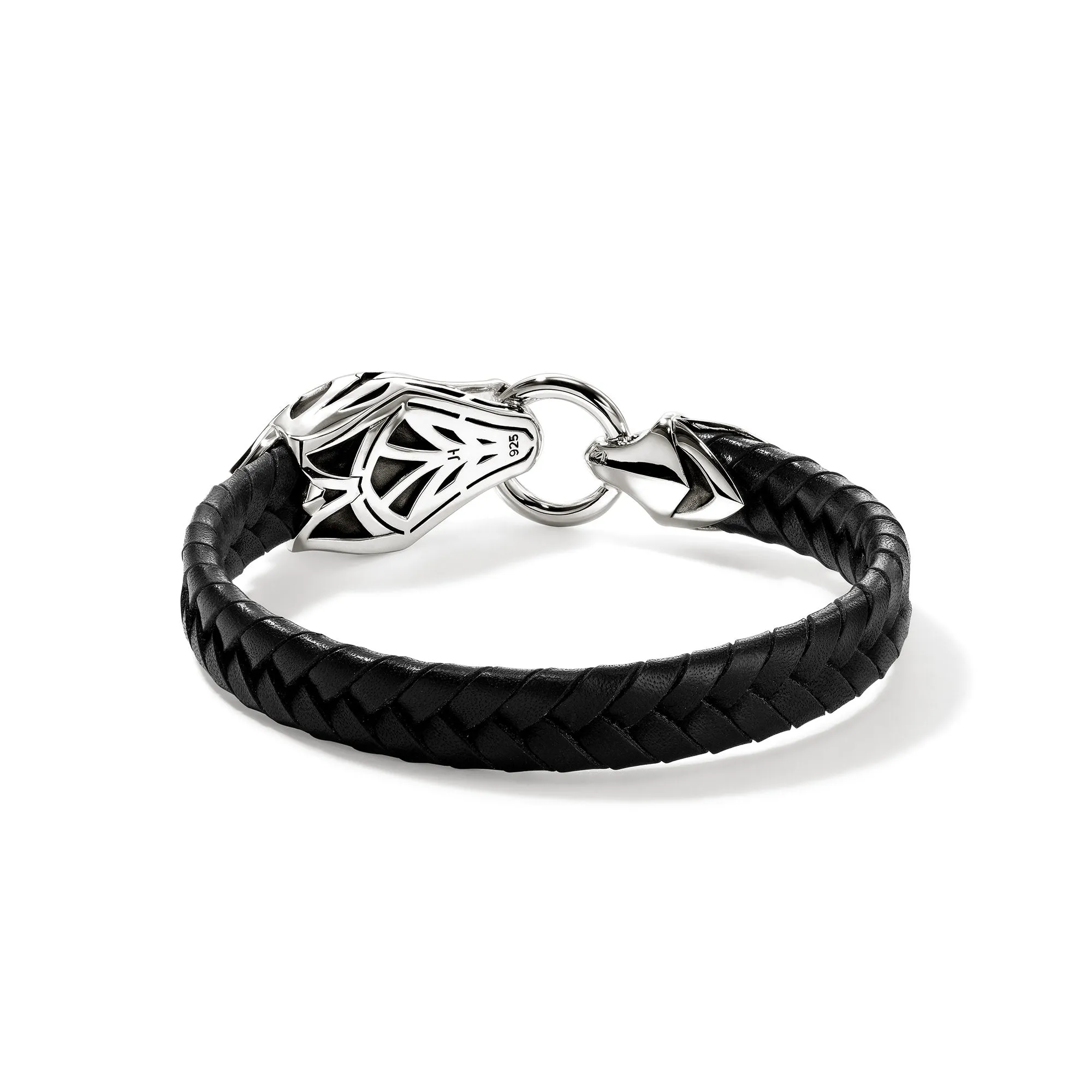 Naga Bracelet, Leather, Sterling Silver, Blue Sapphire, 10MM|BUS603611BSP sold by John Hardy product image thumbnail 4