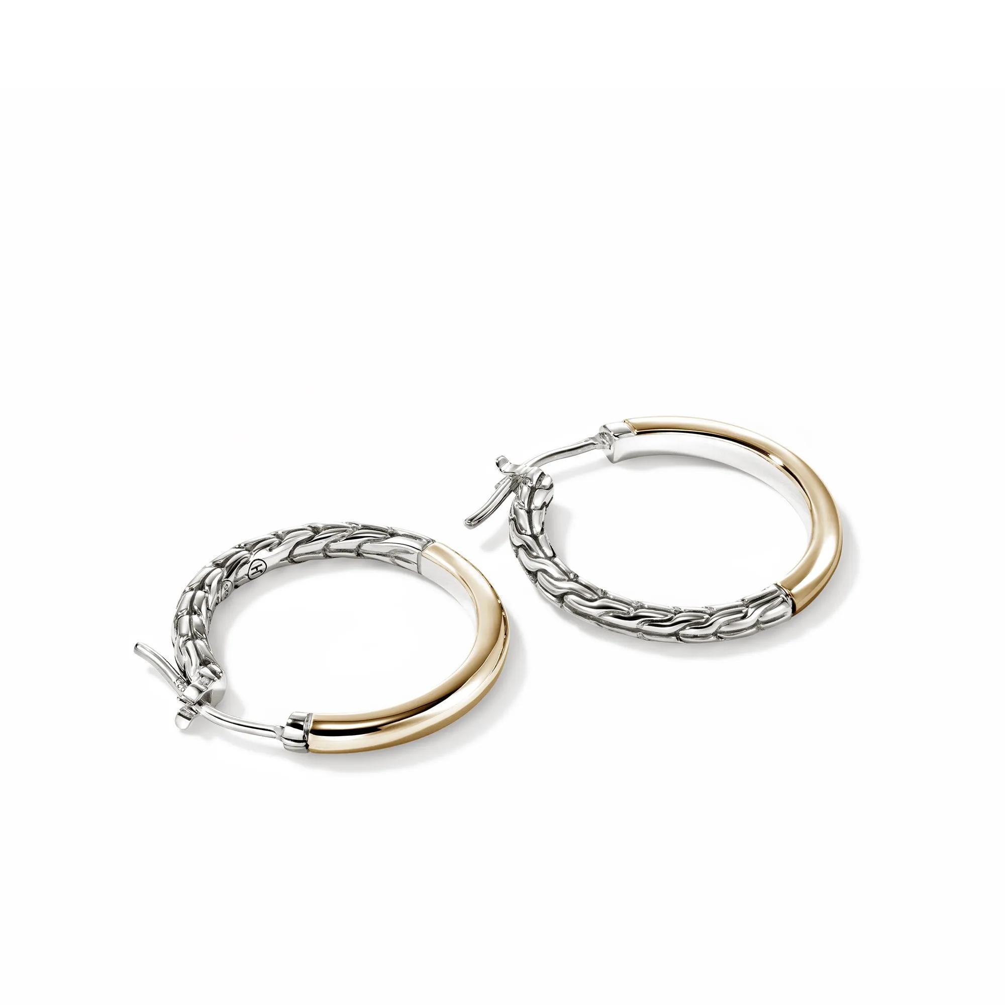 JH Essential Hoop Earring, Gold, Sterling Silver, 22MM|EZZ98720 sold by John Hardy product image thumbnail 3