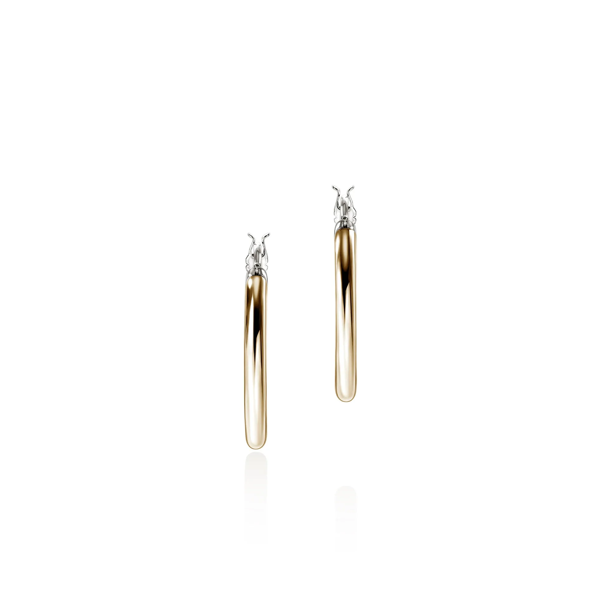 JH Essential Hoop Earring, Gold, Sterling Silver, 22MM|EZZ98720 sold by John Hardy