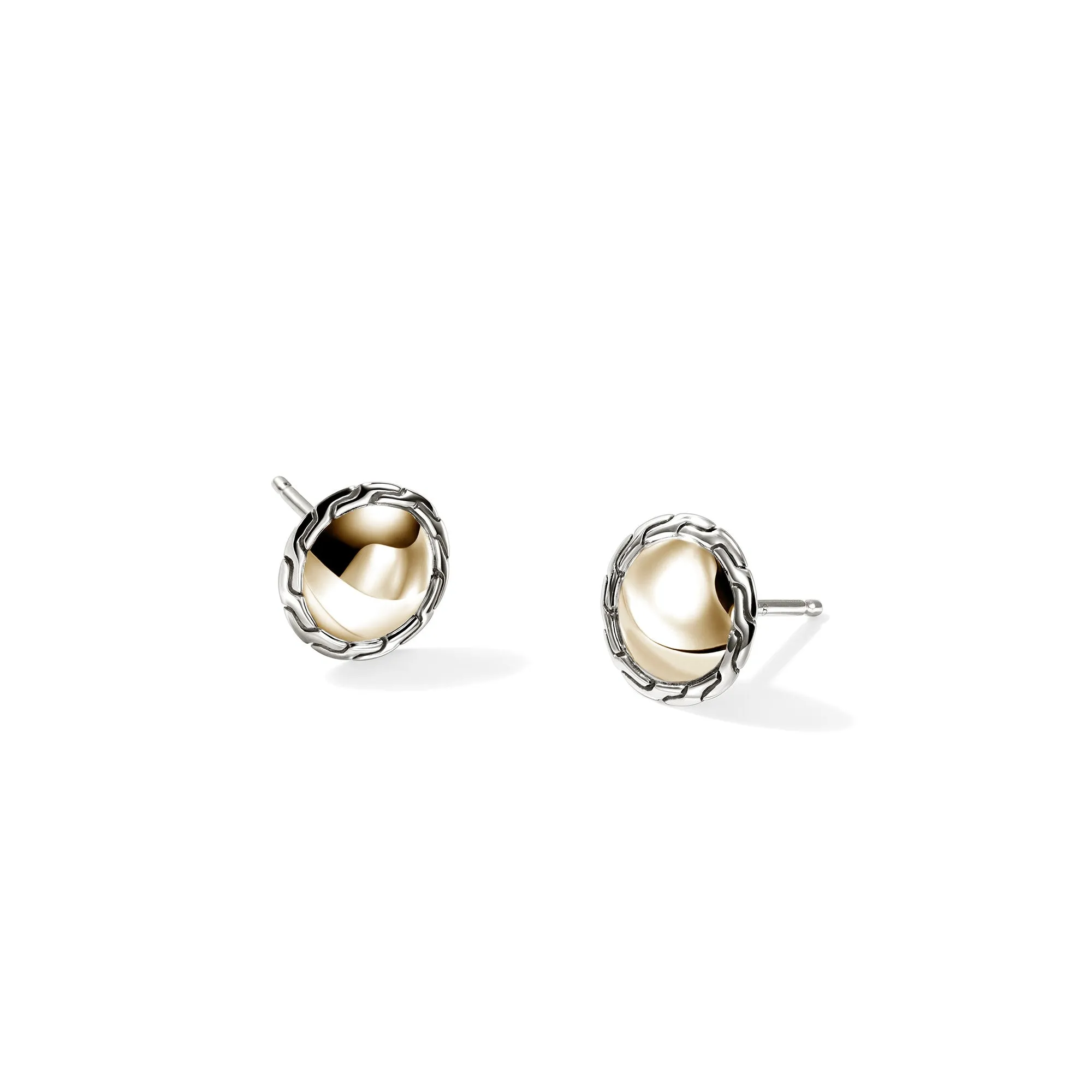 JH Essential Stud Earring, Gold, Sterling Silver, 10MM|EZZ98718 sold by John Hardy product image thumbnail 3