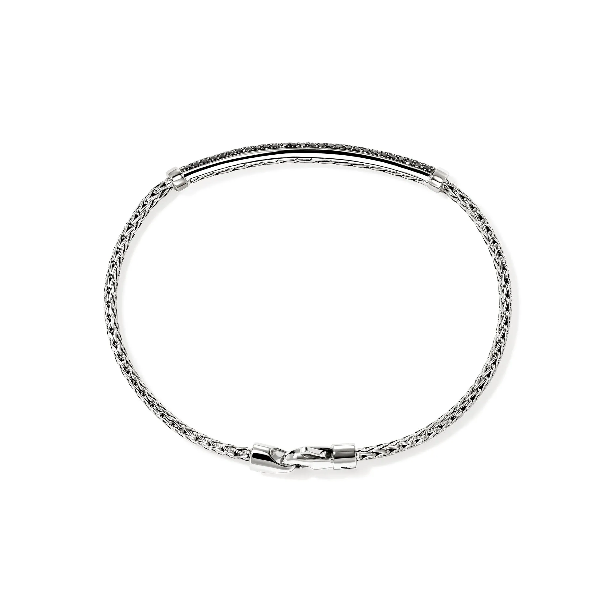 JH Essential Pavé Bracelet, Sterling Silver, Gemstones, 2.5MM|BUS987084BLS sold by John Hardy product image thumbnail 5
