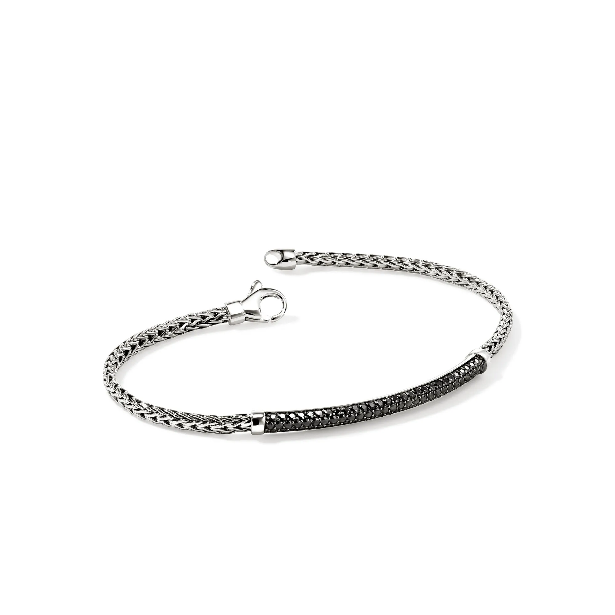 JH Essential Pavé Bracelet, Sterling Silver, Gemstones, 2.5MM|BUS987084BLS sold by John Hardy product image thumbnail 3