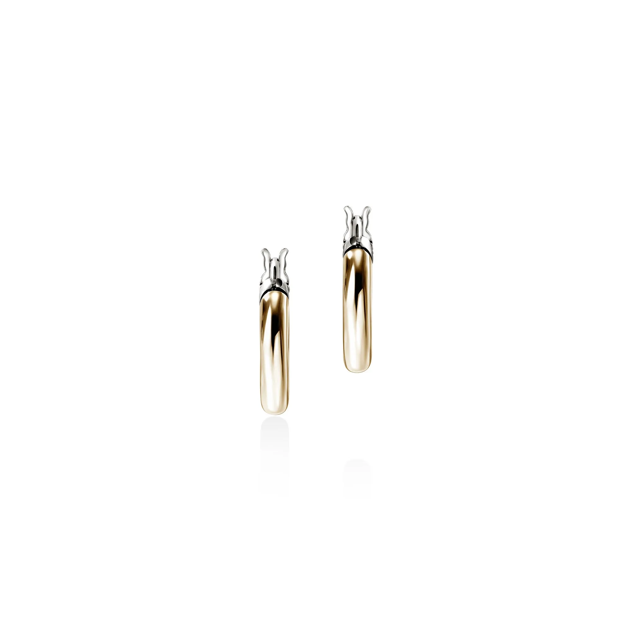 JH Essential Hoop Earring, Gold, Sterling Silver, 14MM|EZZ98709 sold by John Hardy