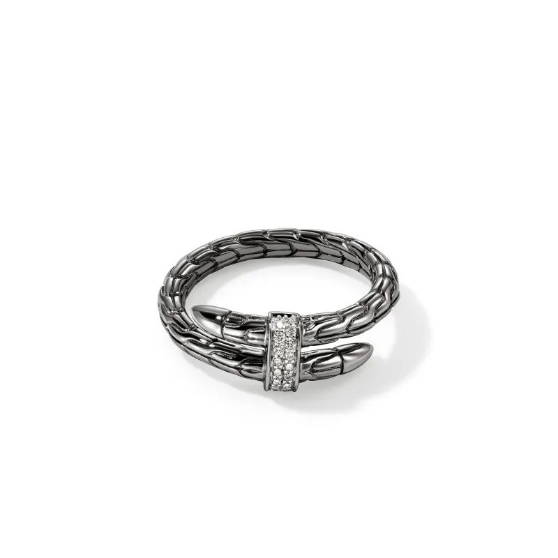 Spear Ring, Dark Silver, Diamonds|RBP986802BRDDI sold by John Hardy