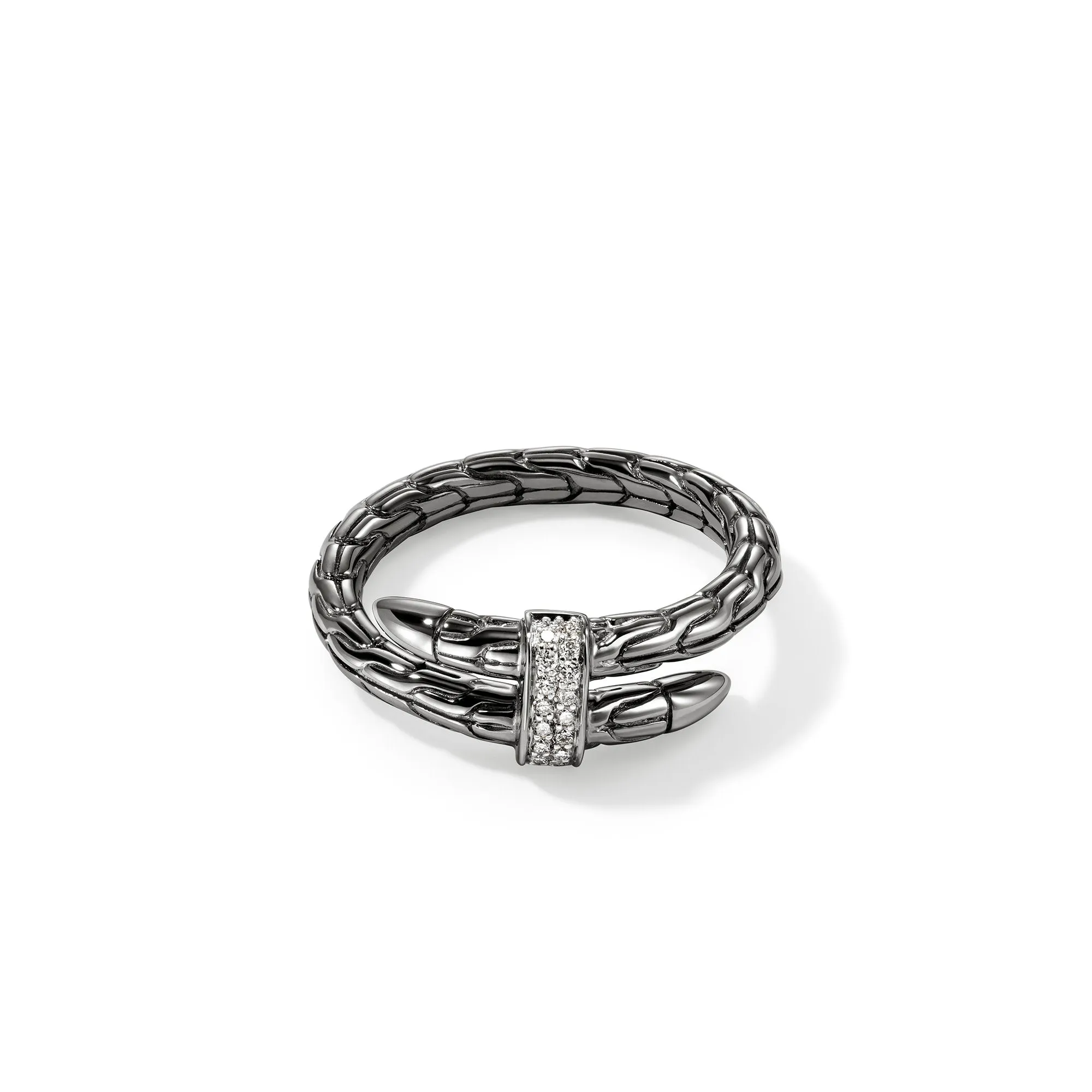 Spear Ring, Dark Silver, Diamonds|RBP986802BRDDI sold by John Hardy