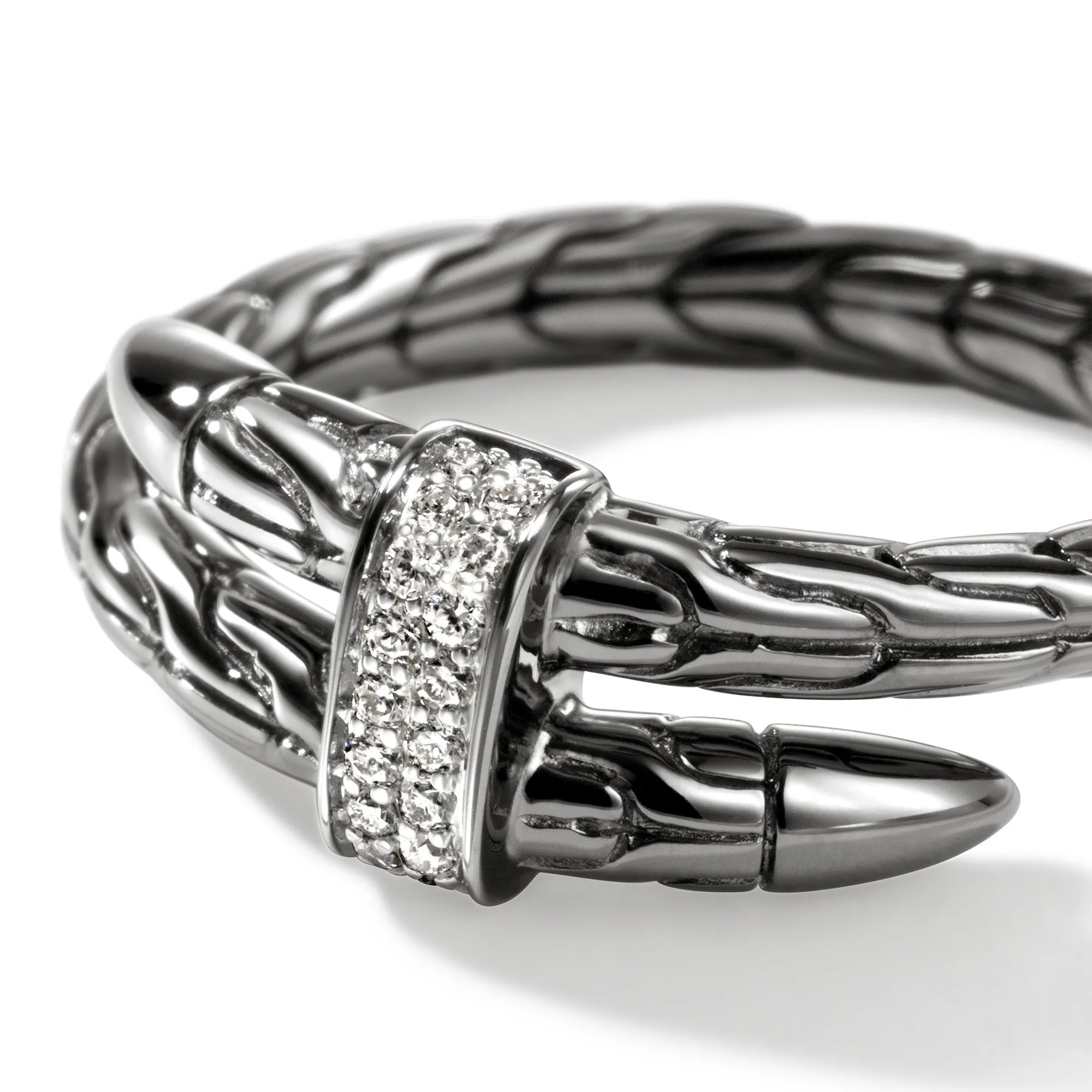 Spear Ring, Dark Silver, Diamonds|RBP986802BRDDI sold by John Hardy product image thumbnail 2