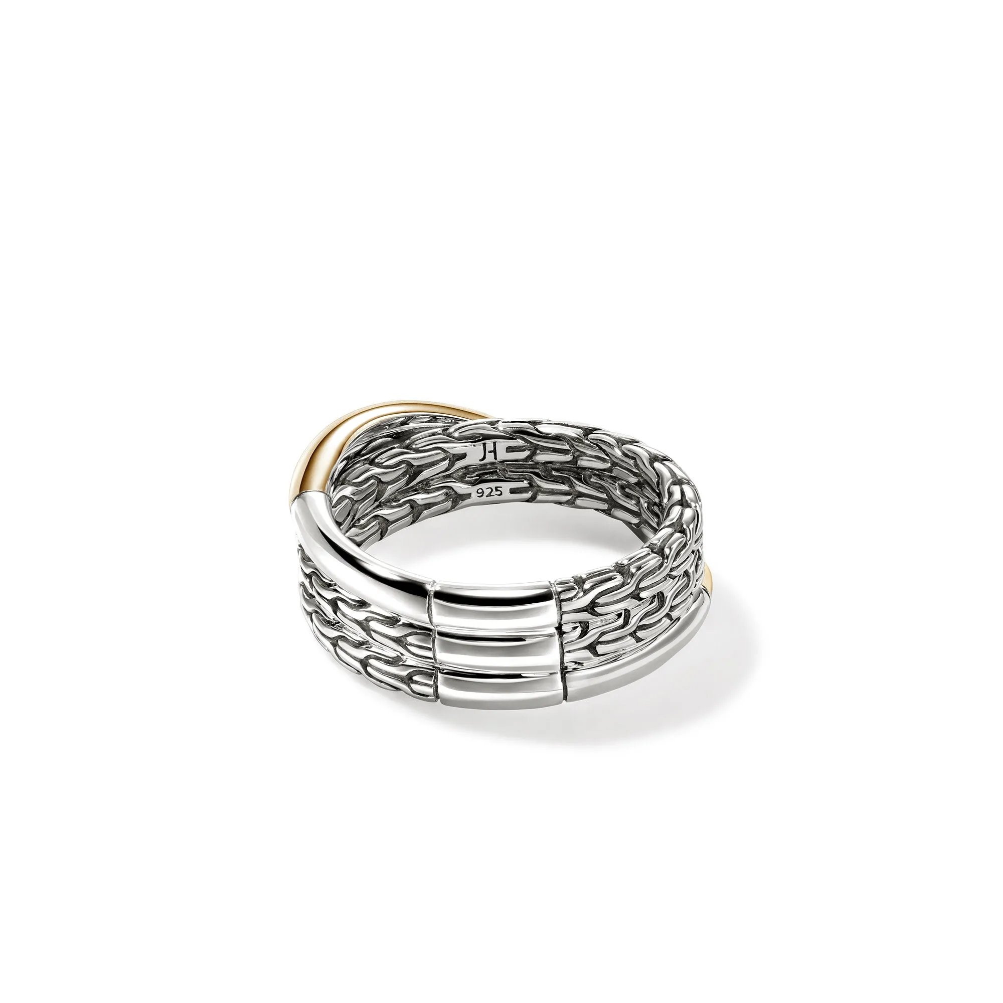 JH Essential Crossover Ring, Gold, Sterling Silver|RZZ98715 sold by John Hardy product image thumbnail 4