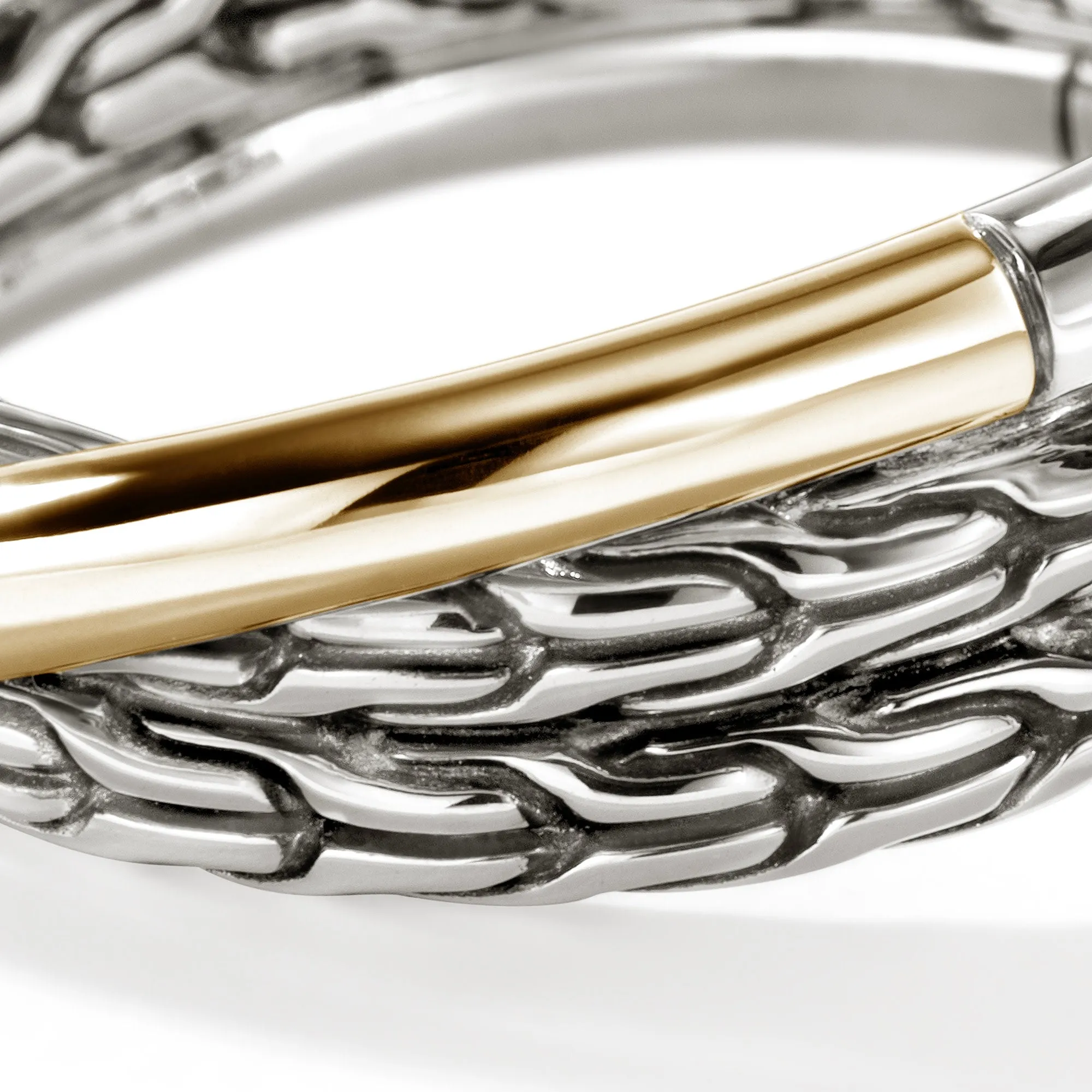 JH Essential Crossover Ring, Gold, Sterling Silver|RZZ98715 sold by John Hardy product image thumbnail 2