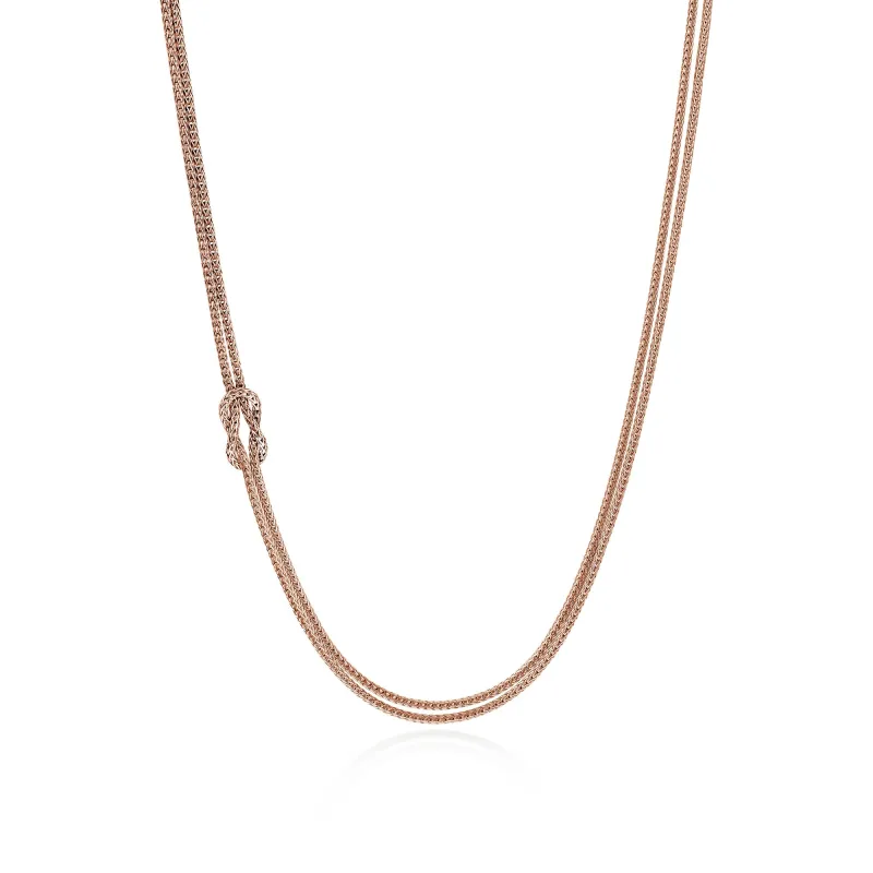 Love Knot Necklace, Rose Gold, 3.6MM|NGG98756R sold by John Hardy