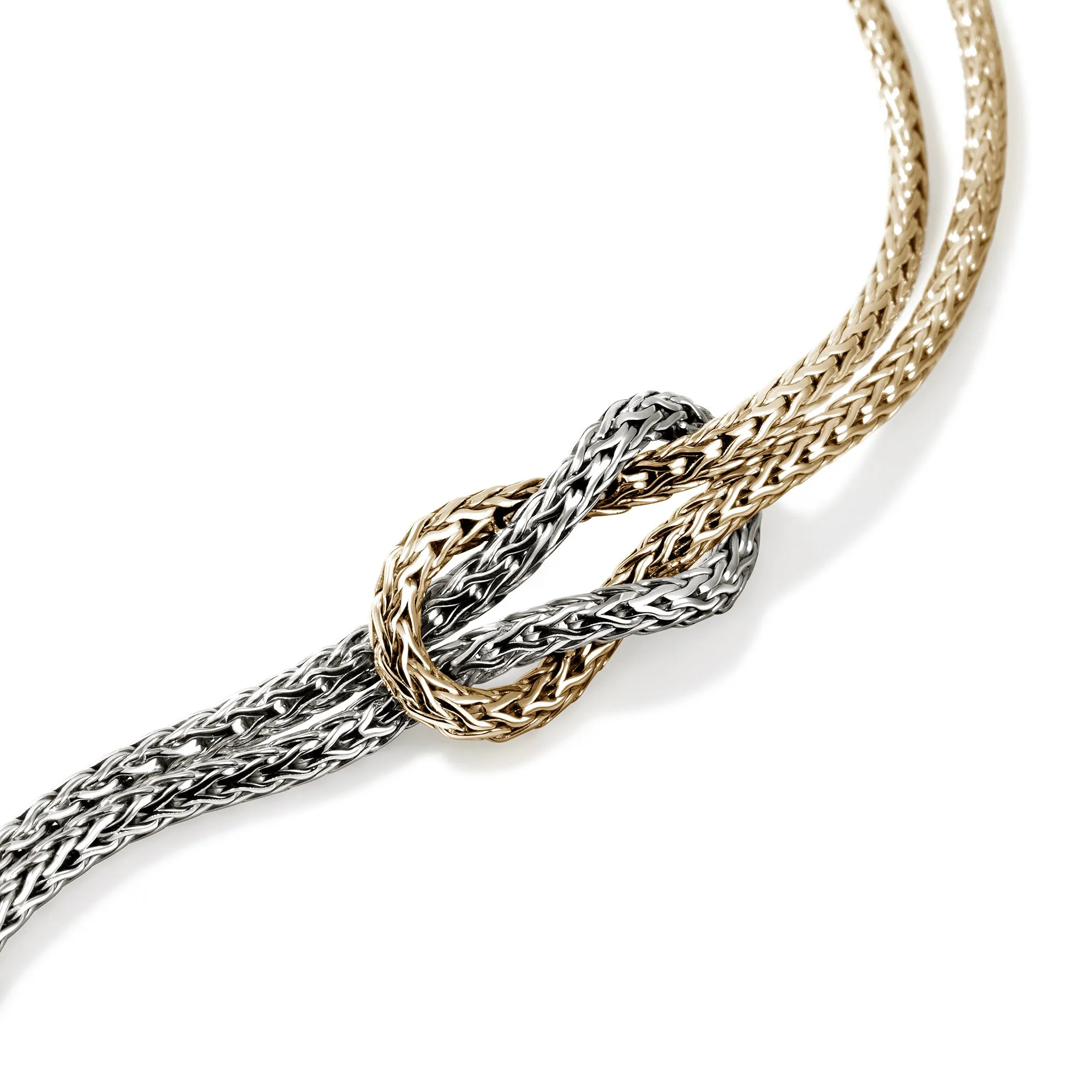 Love Knot Necklace, Gold, Sterling Silver, 3.6MM|NZZ98756 sold by John Hardy product image thumbnail 2