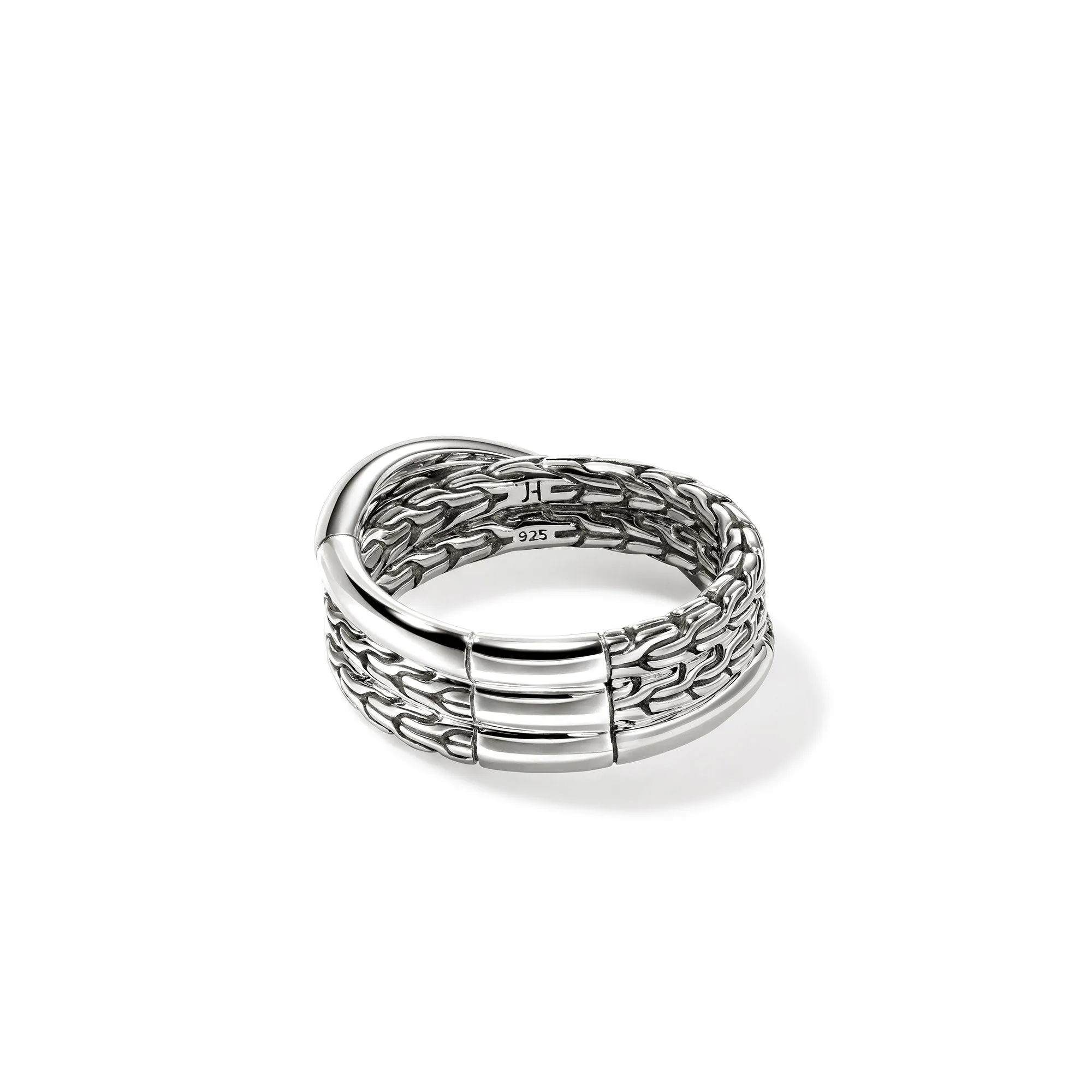 JH Essential Crossover Ring, Sterling Silver|RB98715 sold by John Hardy product image thumbnail 4