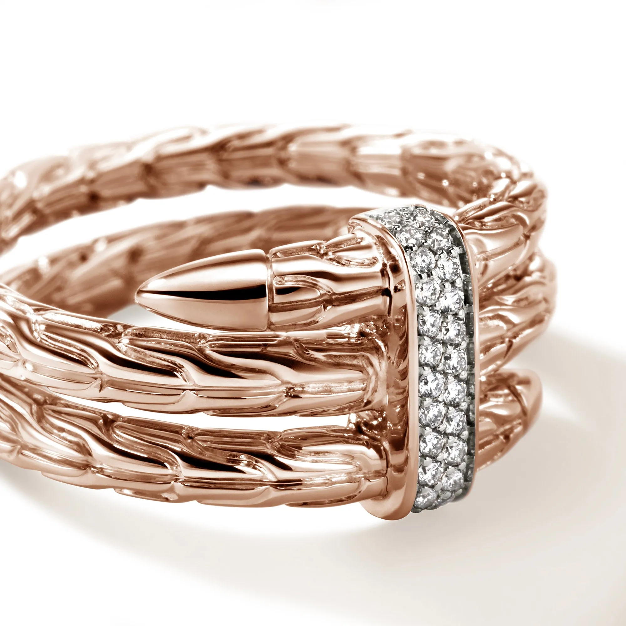 Spear Ring, Rose Gold, Diamonds, Wide|RGGX986812RDI sold by John Hardy product image thumbnail 2
