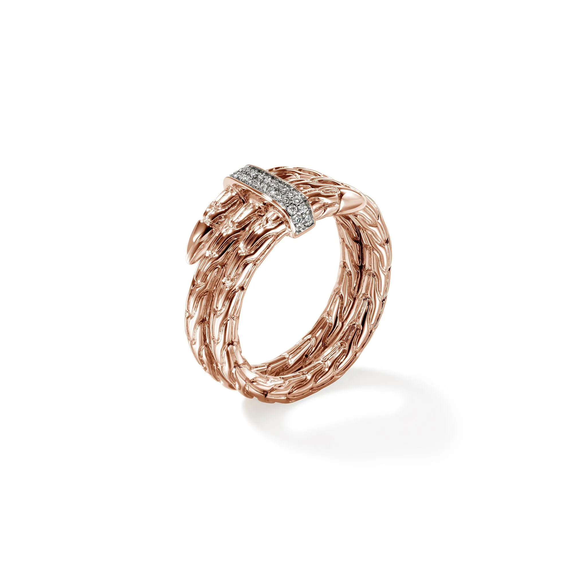 Spear Ring, Rose Gold, Diamonds, Wide|RGGX986812RDI sold by John Hardy product image thumbnail 3